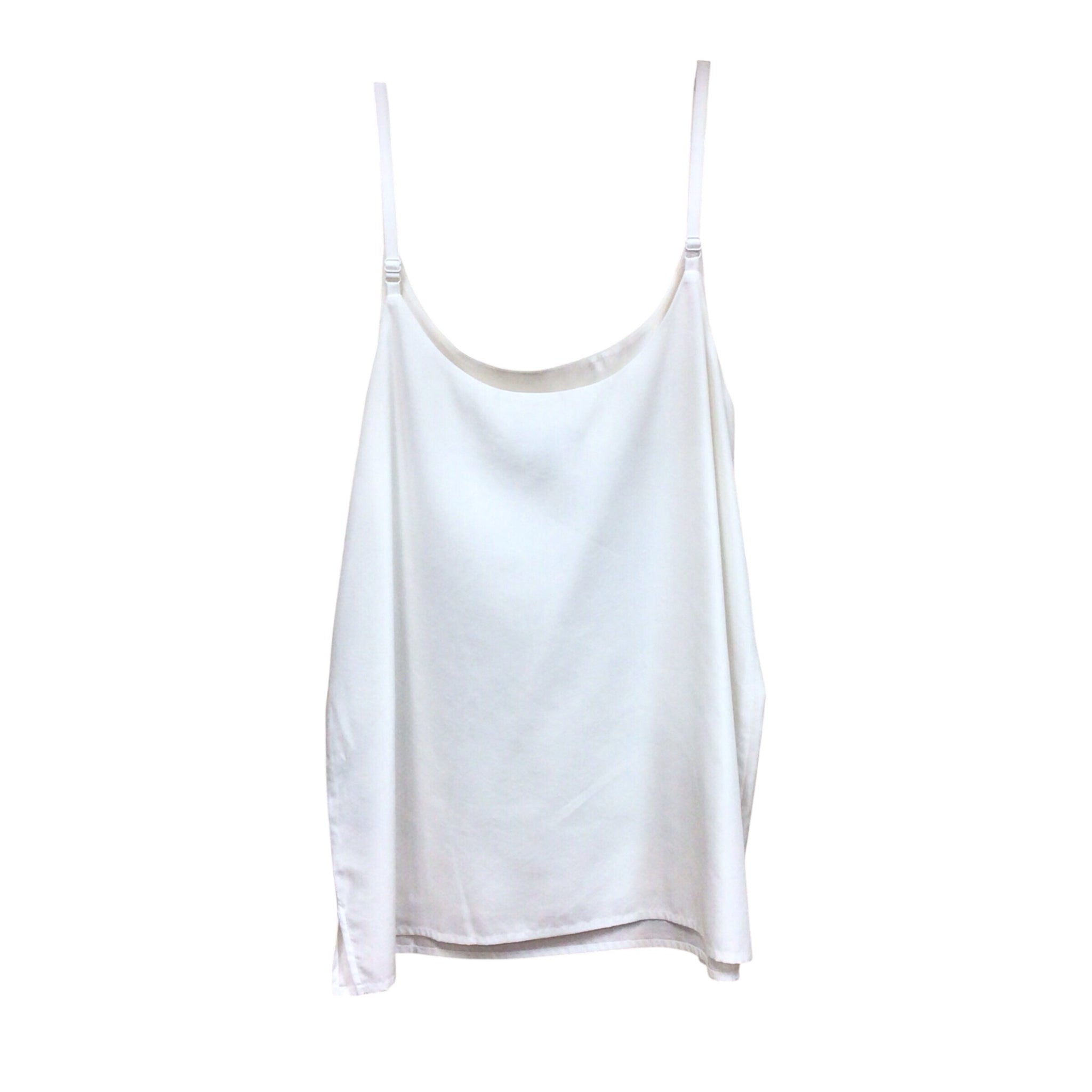 Eileen Fisher White Sleeveless Top Size Medium