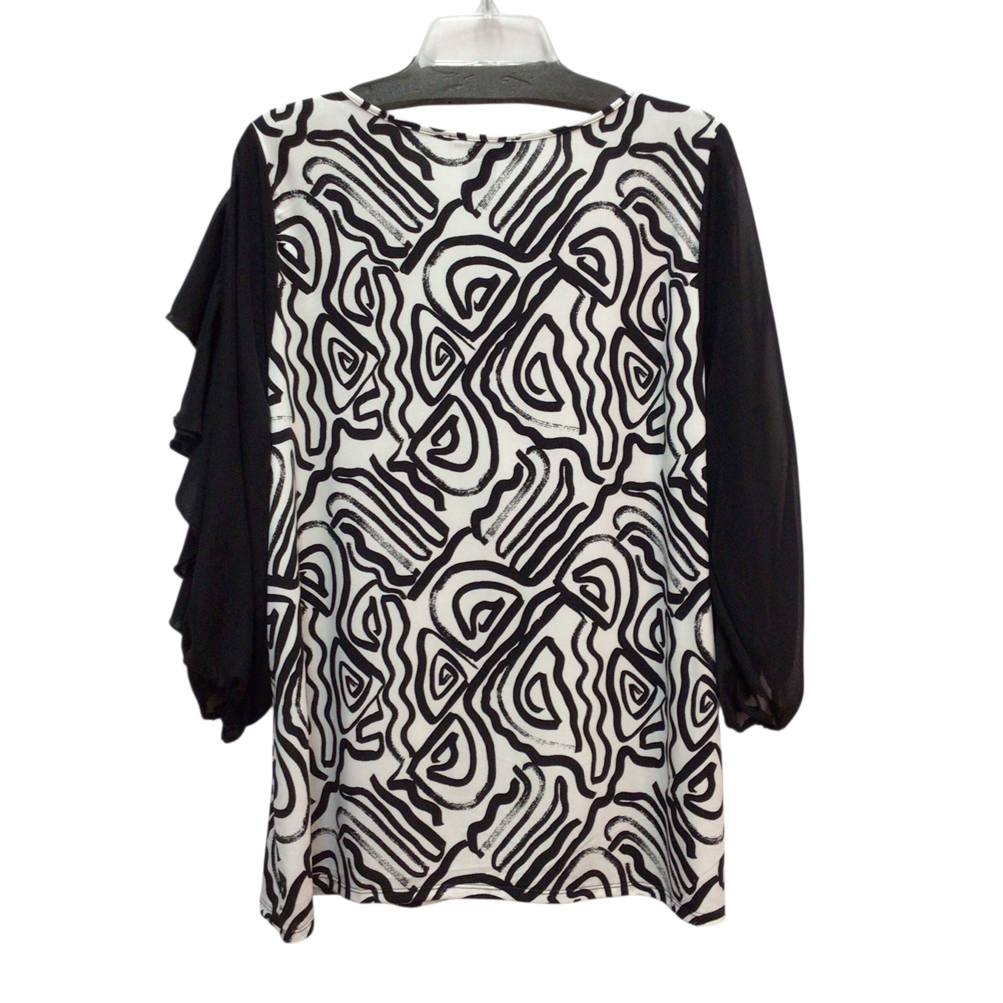 Robert Louis Long Sleeve Top Size 1X NWT