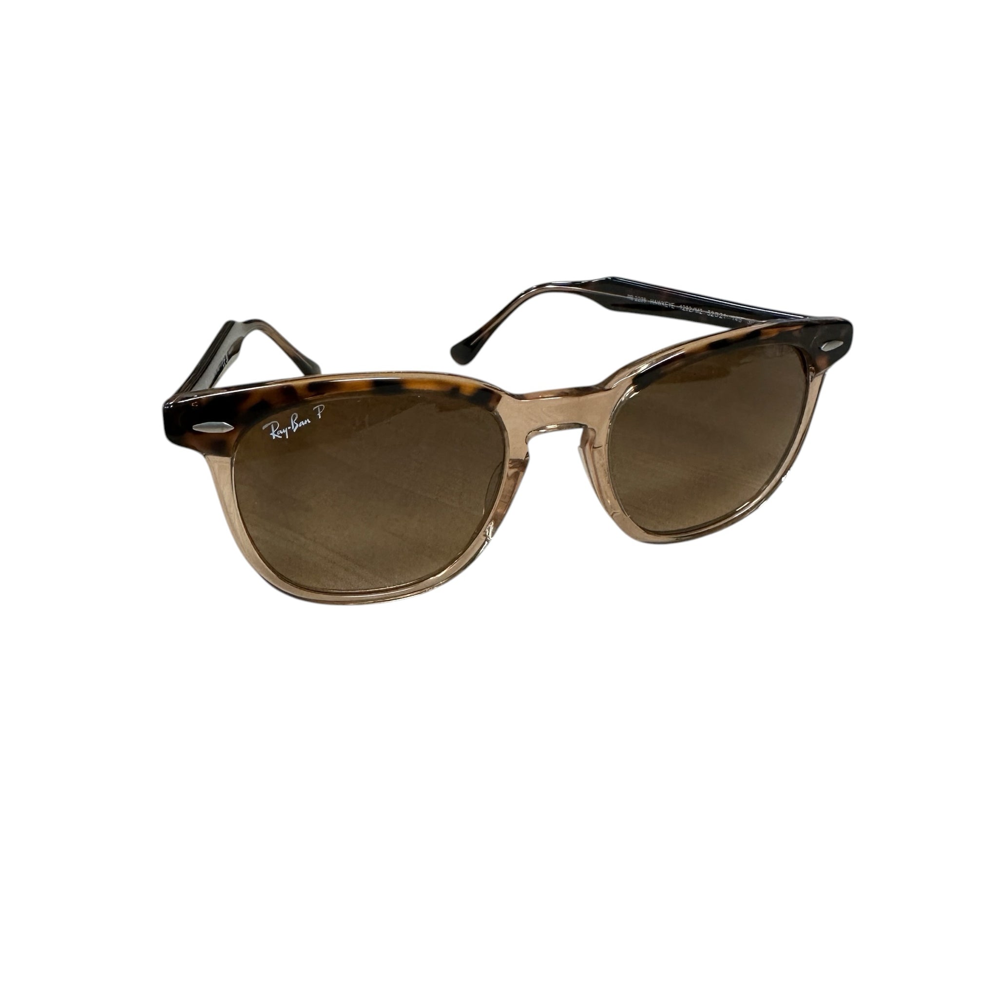 Ray-Ban RB2298 Hawkeye Tortoise Shell Brown Women's Polarized Sunglasses