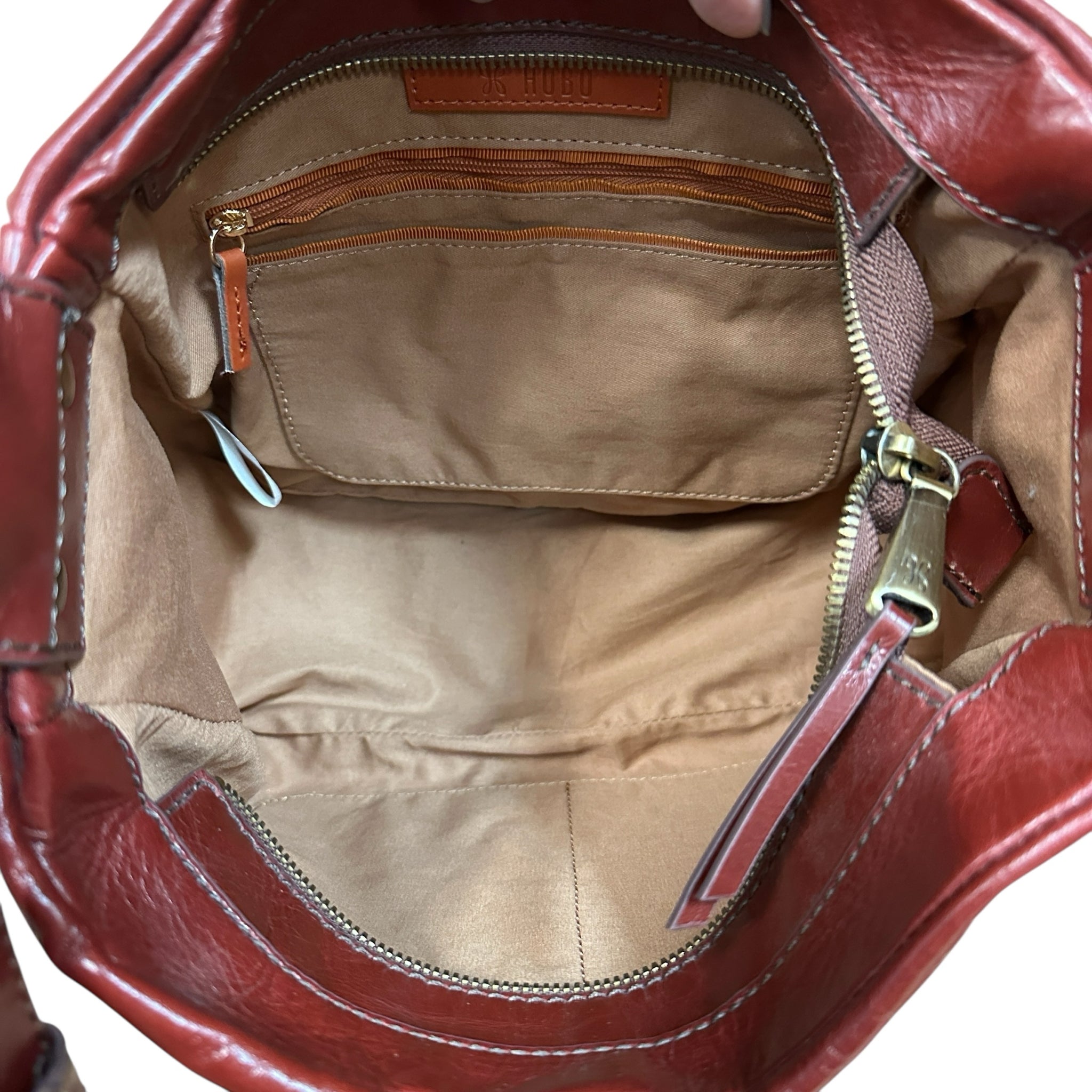 Hobo Red Shoulder Bag