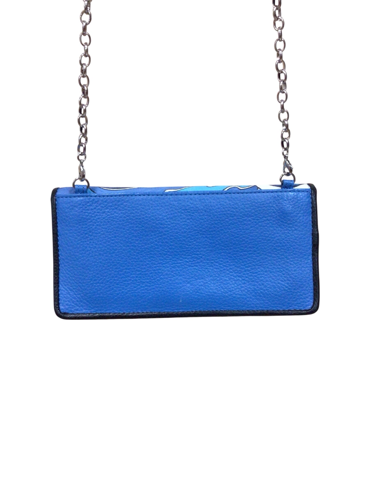 Brighton "Love Groove" Blue & Yellow Slim Wallet Crossbody Bag