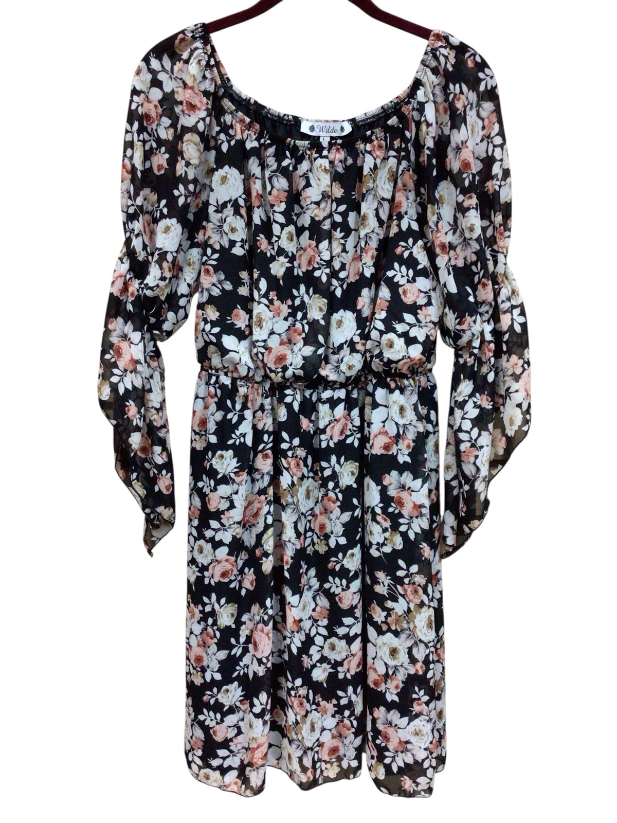 Wilde 3/4 Sleeve Floral Dress Size Large