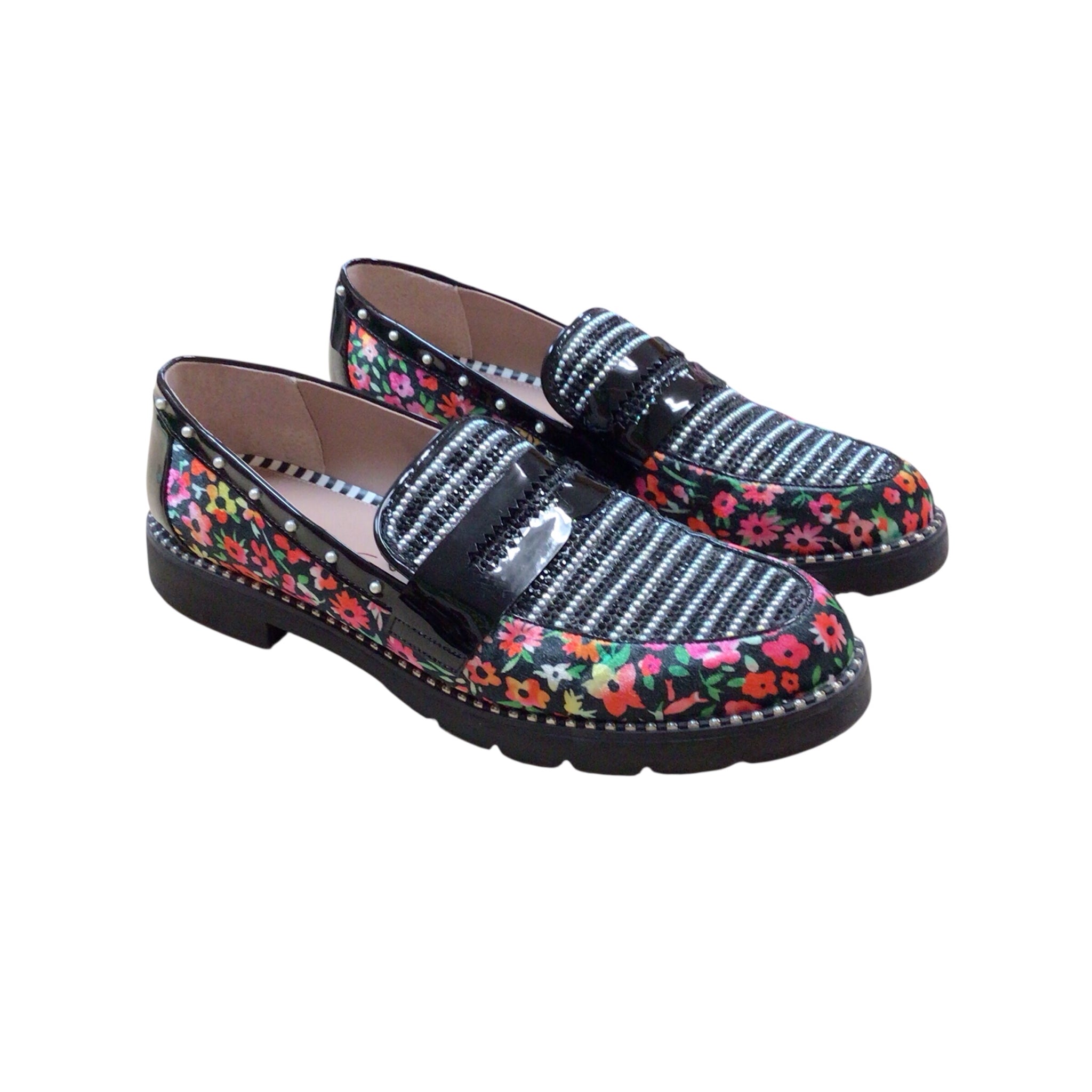 Betsey Johnson "Darian" Embelisshed Loafers Size 11