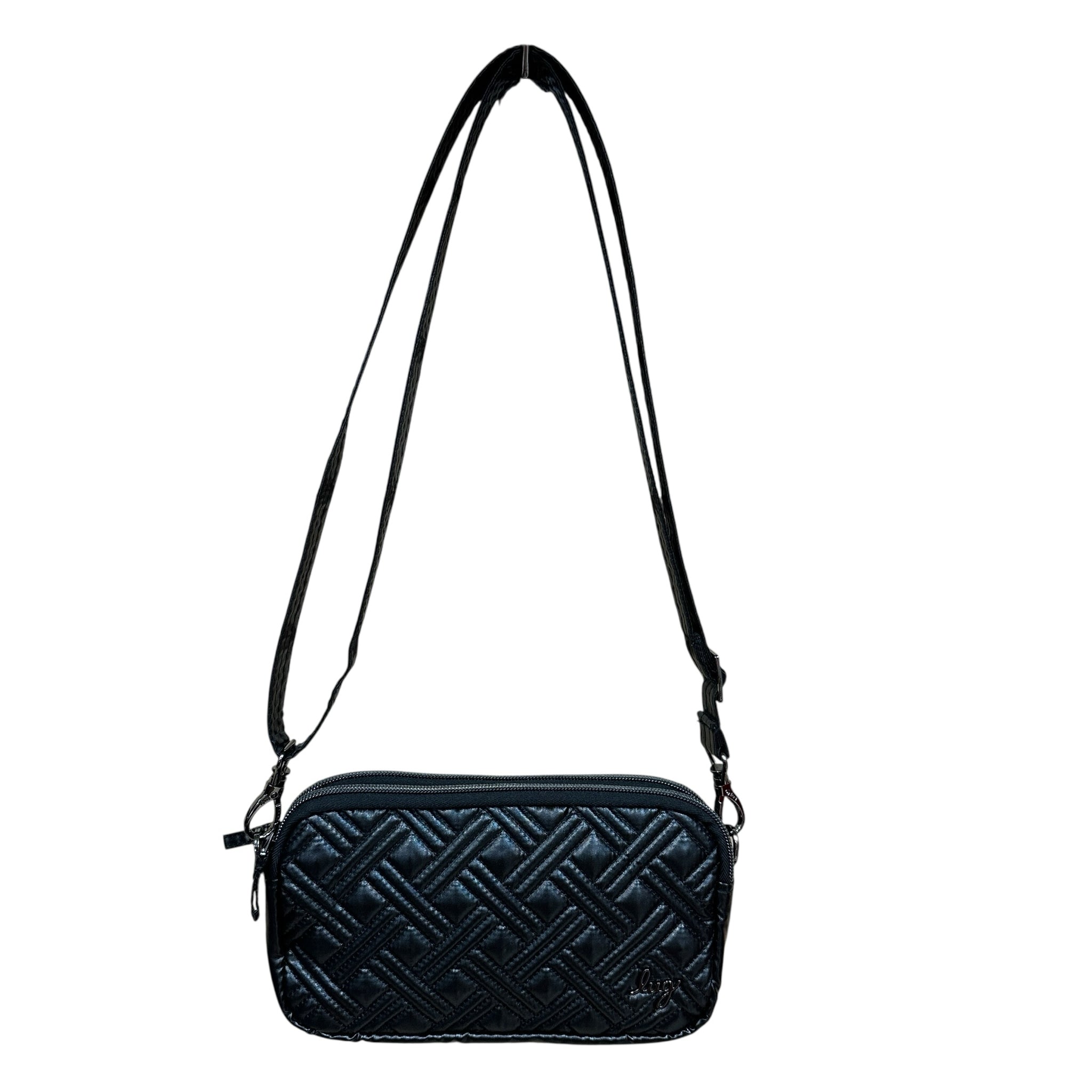 Lug Coupe XL Black Convertible Crossbody Bag