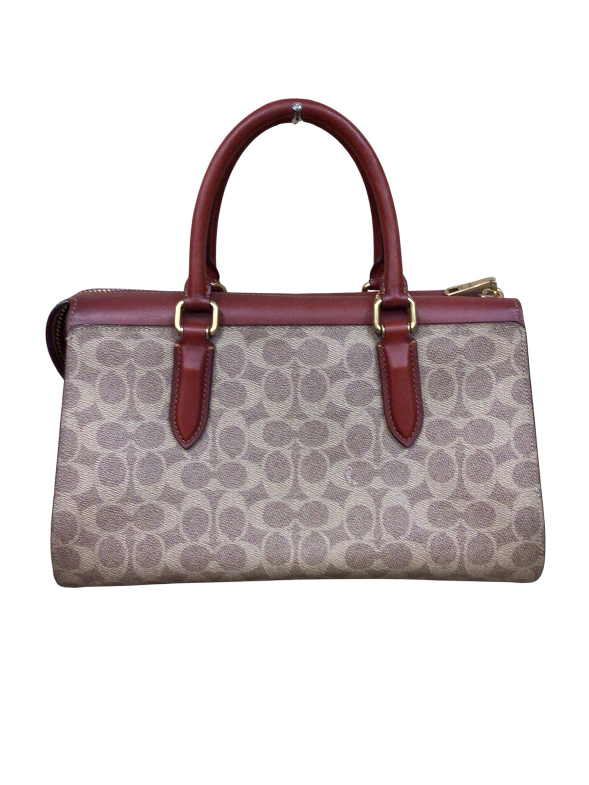 Coach 30949 Signature "Bond Bag" Leather Satchel