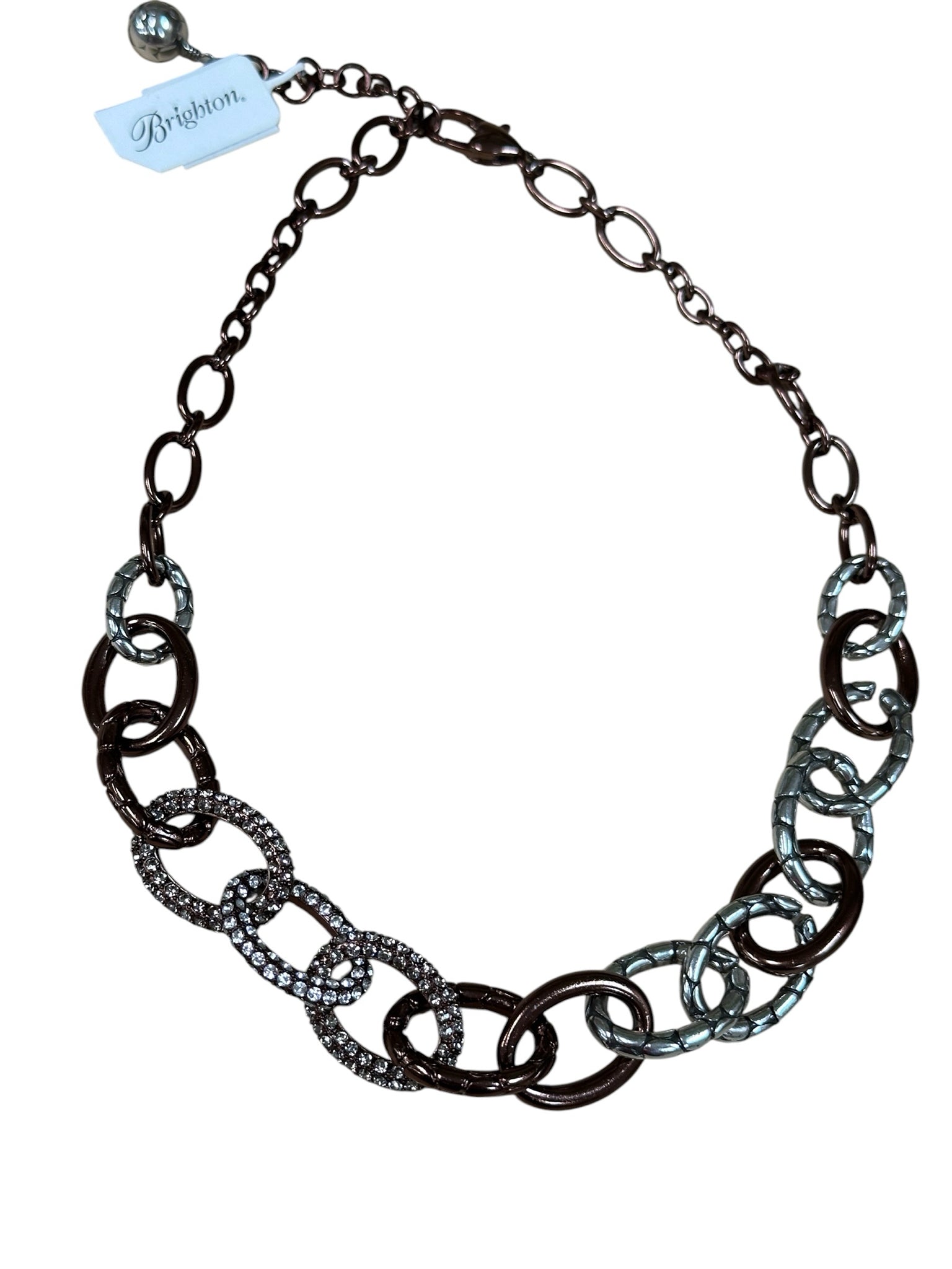 Brighton Pebble Pave Necklace
