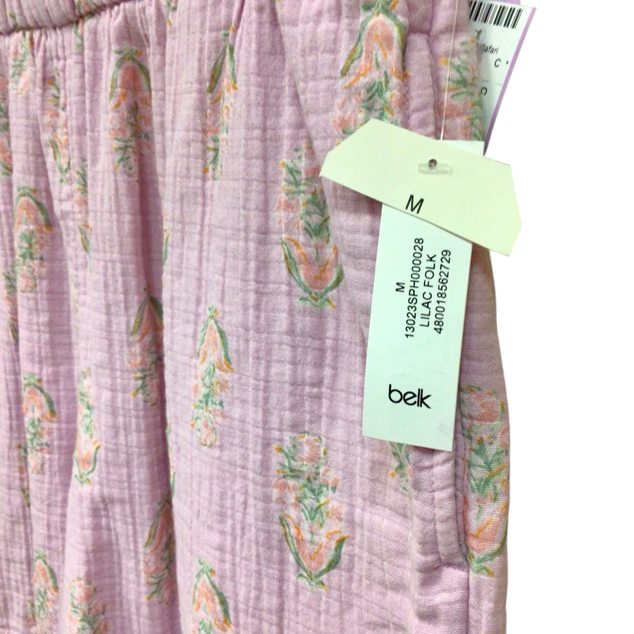 Wonderly Lavender Flower Shorts Size Medium NWT