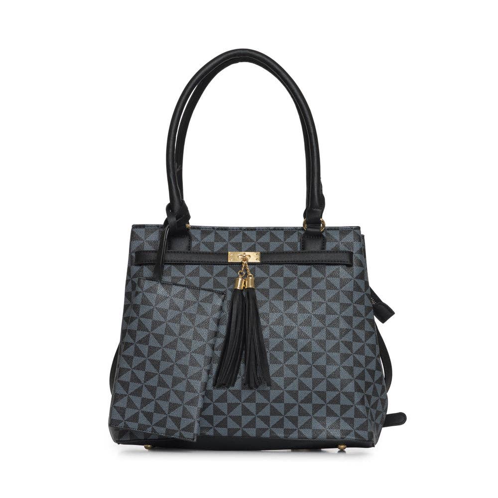 M&M HANDBAGS, LLC. - Medium Fashion Inspired Handbag w/ Matching Wallet M20201