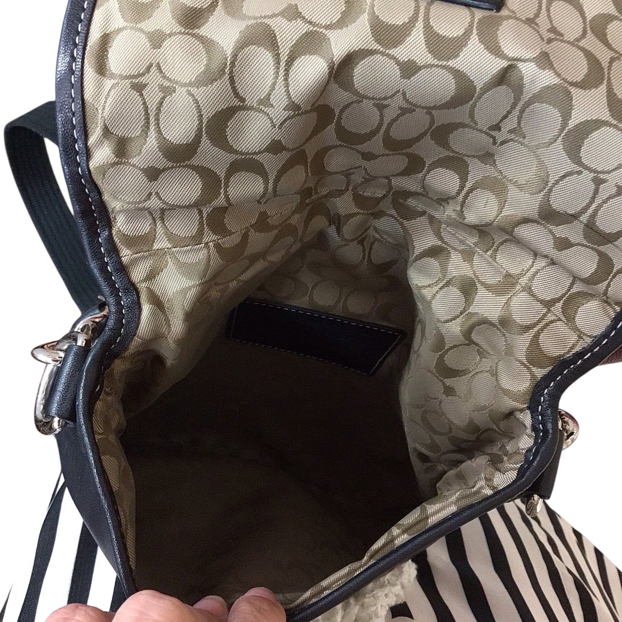 Coach Soho Buckle Flap Black Leather Crossbody Bag