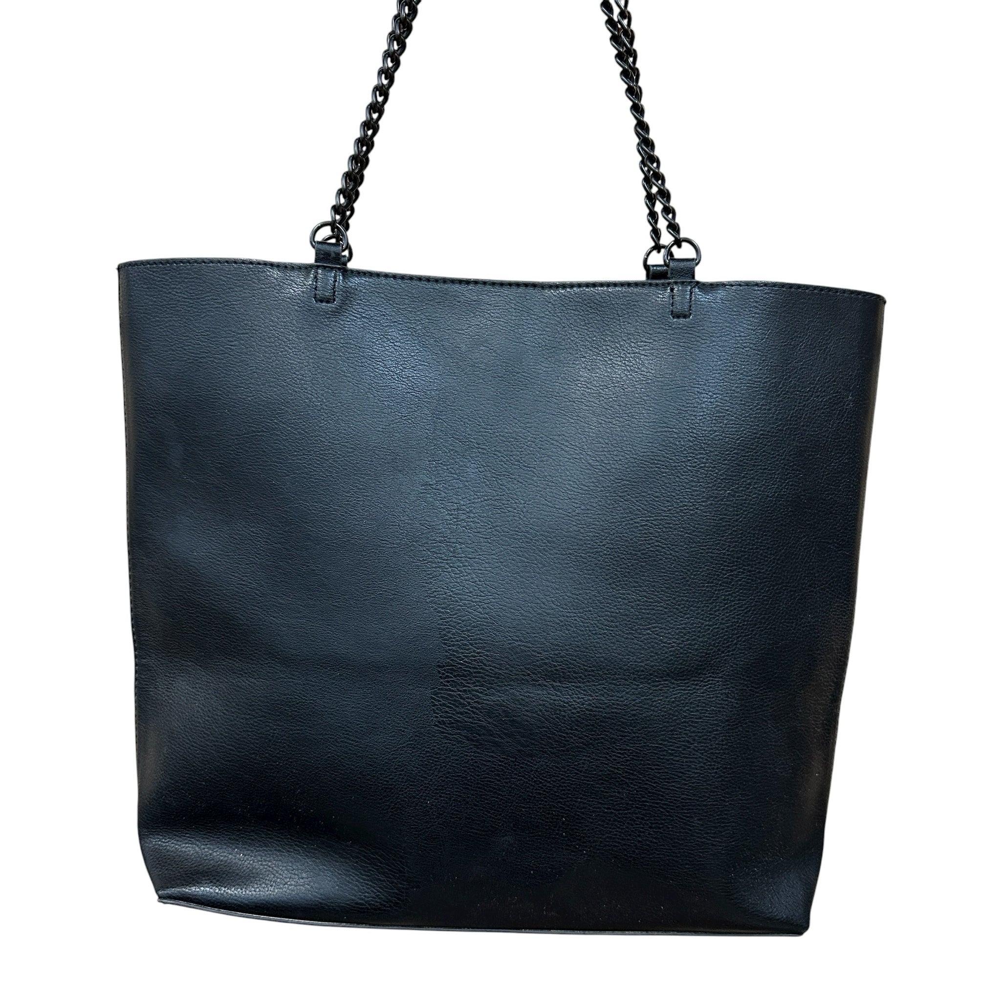 Gianni Bini Black Floral Tote Bag