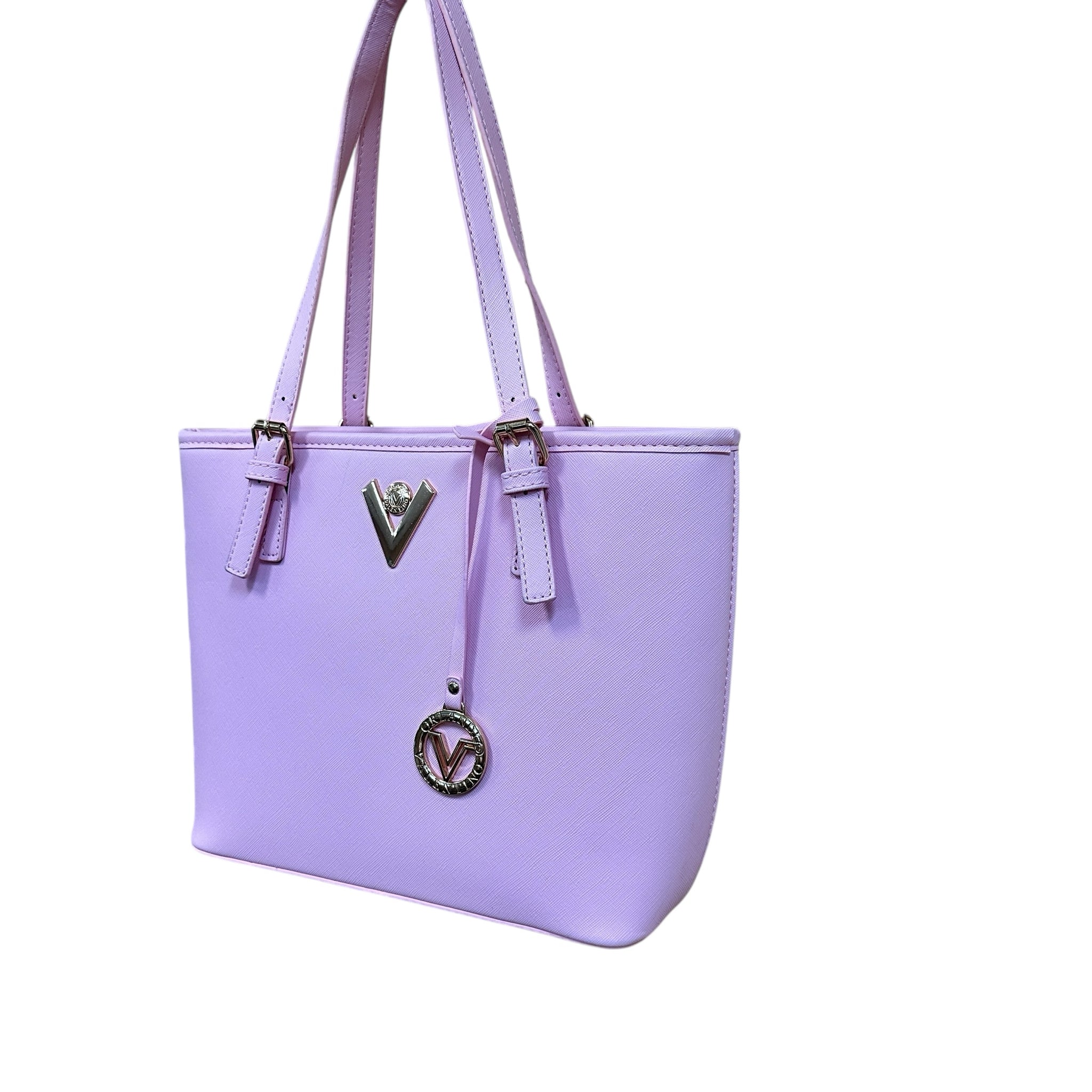 Valentino Orlandi Pink Vegan Leather Satchel Shoulder Bag