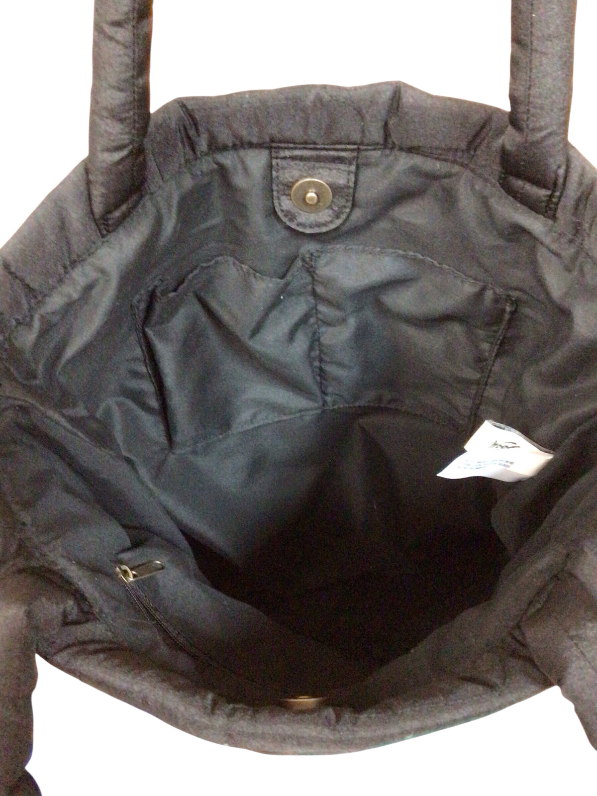 Woolrich Black Quilted Sheep Tote Bag
