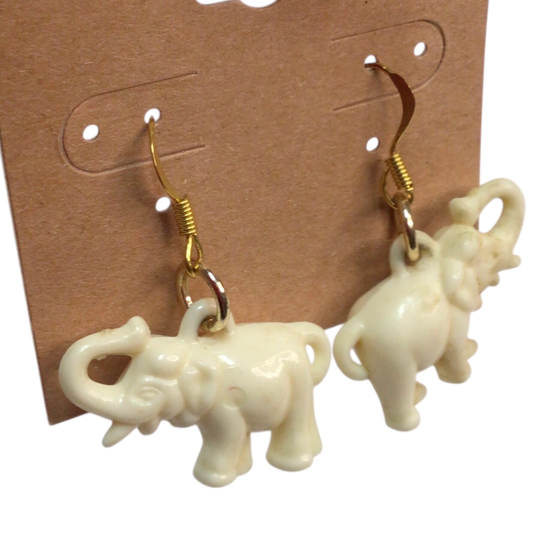 Elephant Earrings 1.5"