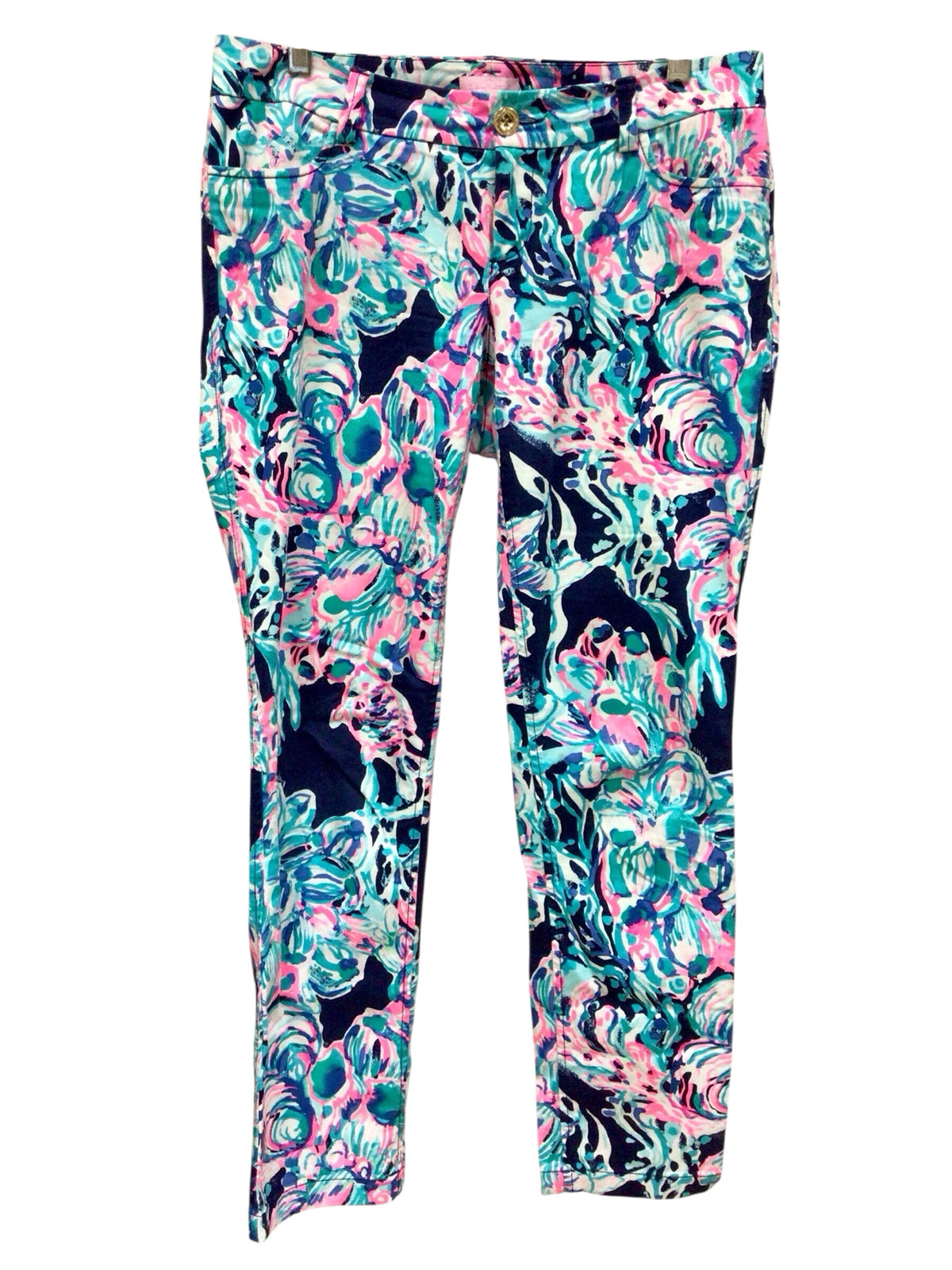 Lilly Pulitzer "Callahan" Chino Pants "Caught Up" Size 6