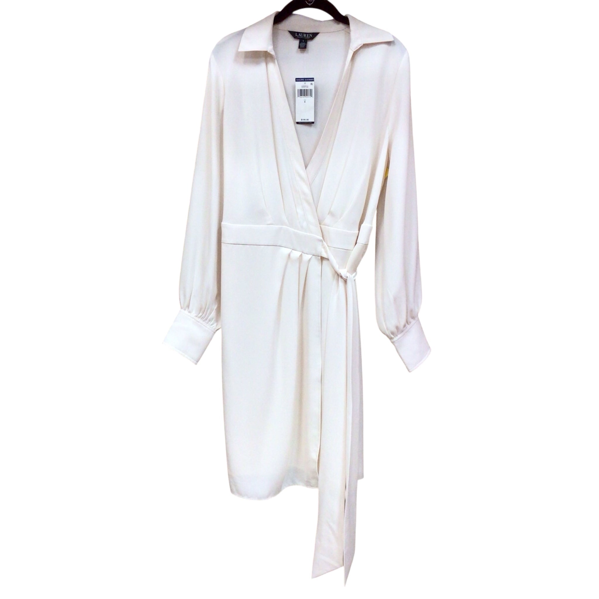Ralph Lauren "Winter Cream" Long Sleeve Dress Size 8 NWT