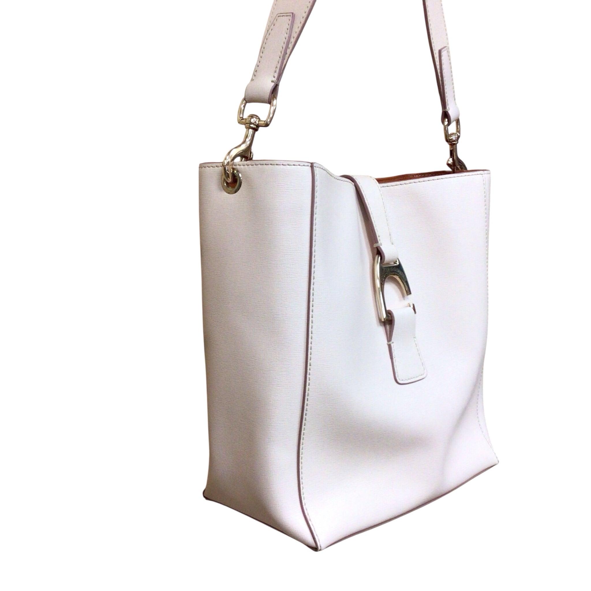 Dooney & Bourke "Ashby" Saffiano Light Pink Leather Shoulder Bag