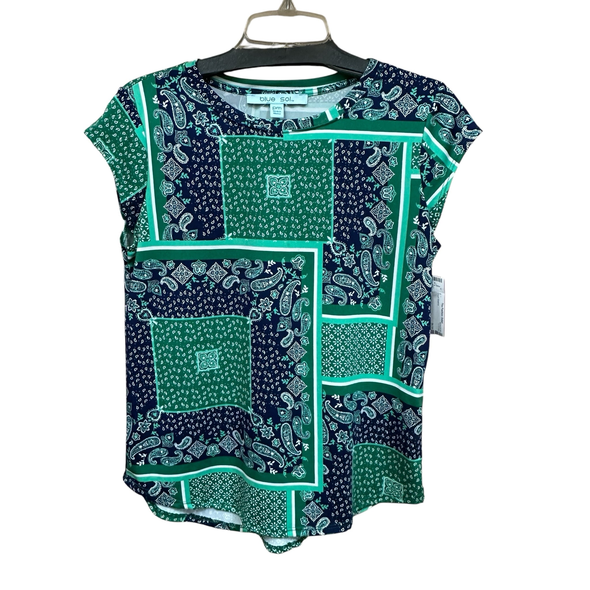 Blu Sol Size P Medium Short Sleeve Top