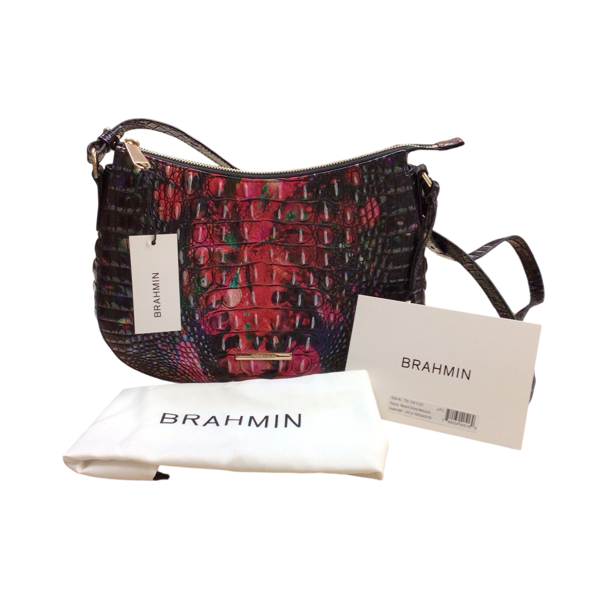 Brahmin "Shayna" Beyond Ombre Melbourne Crossbody Bag