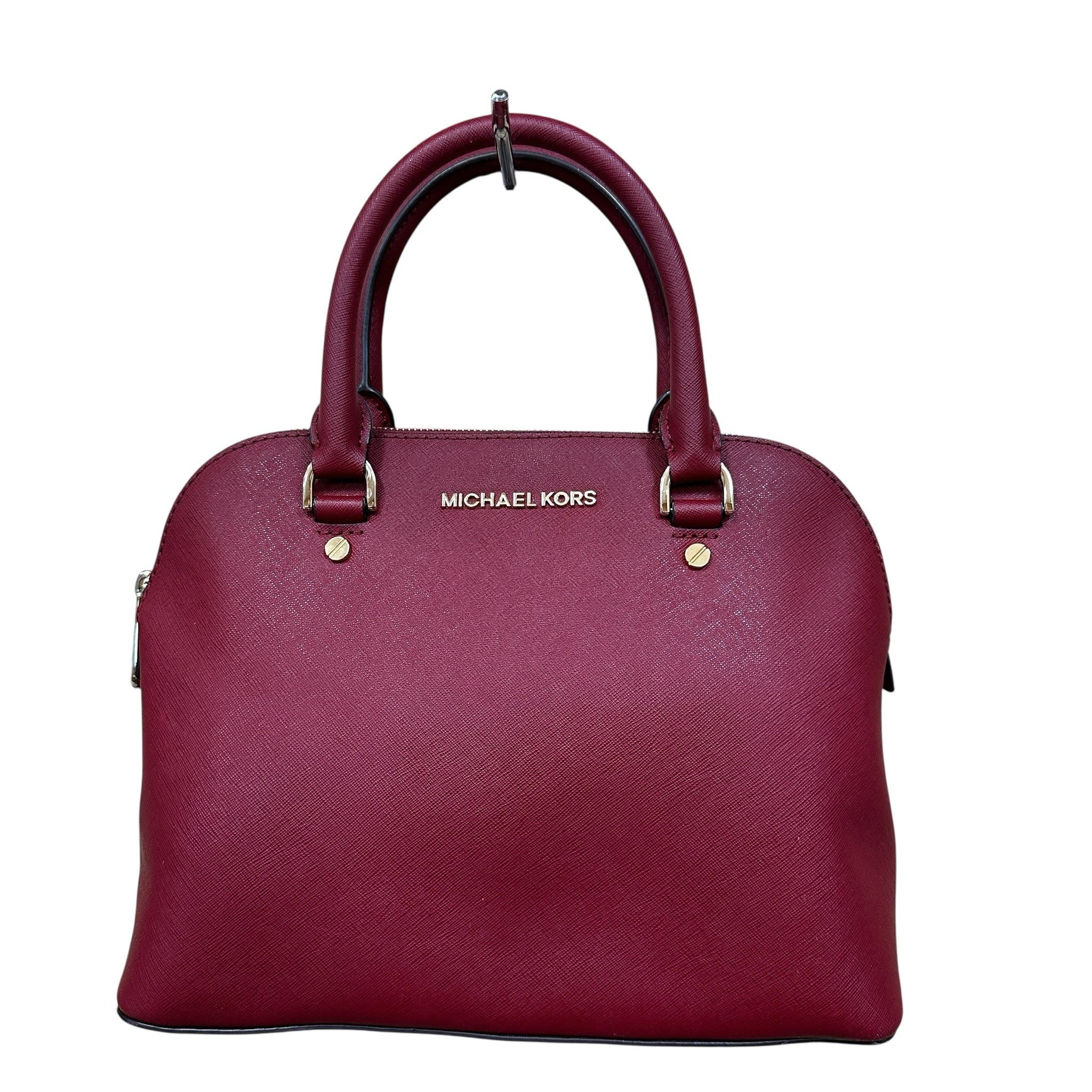 Michael Kors Red Satchel Bag