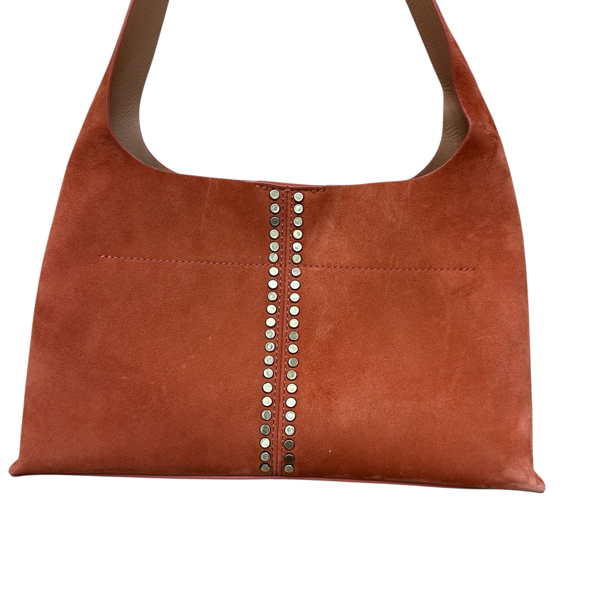 Hobo "Joni" Orange Leather Shoulder Bag