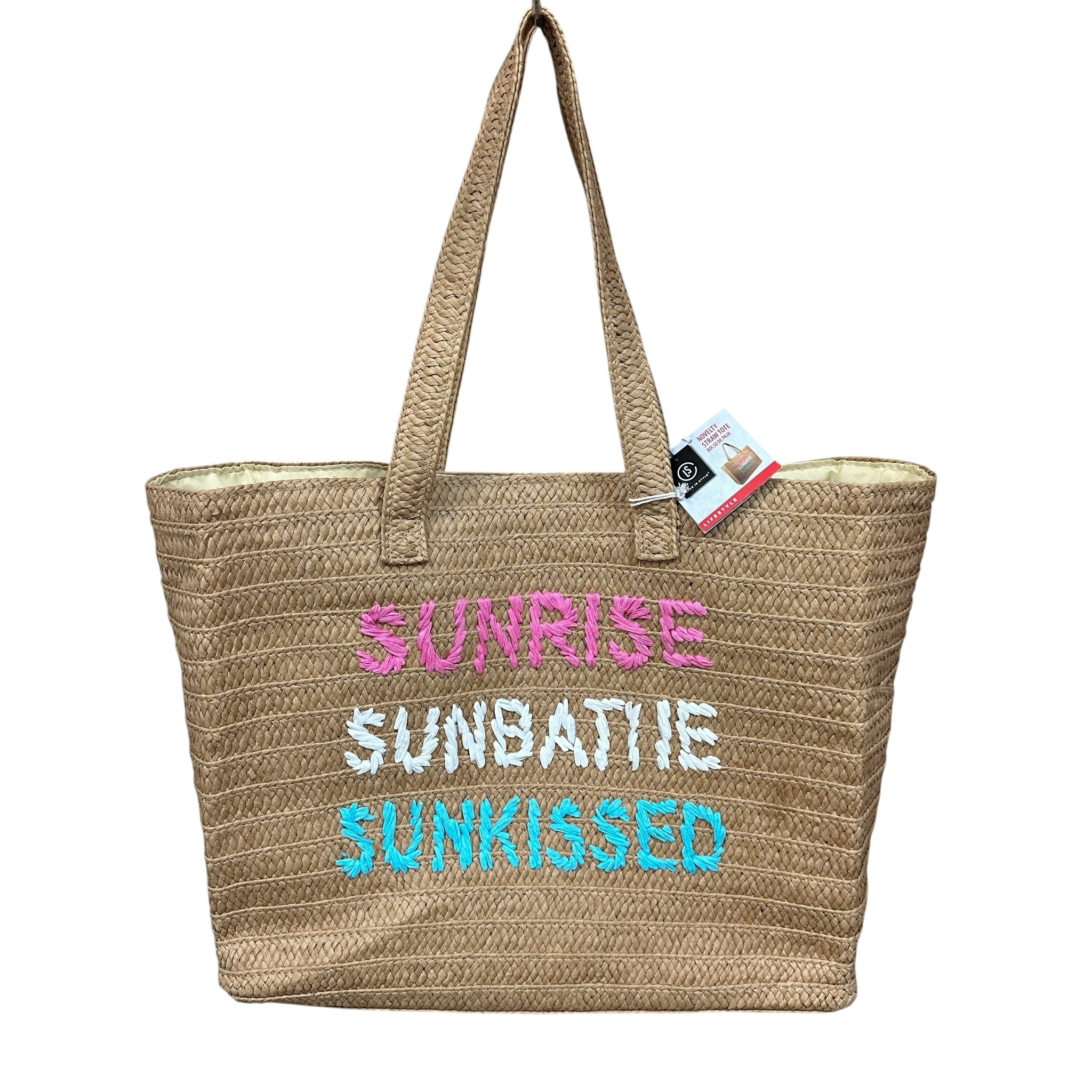 Large Straw Tote Bag