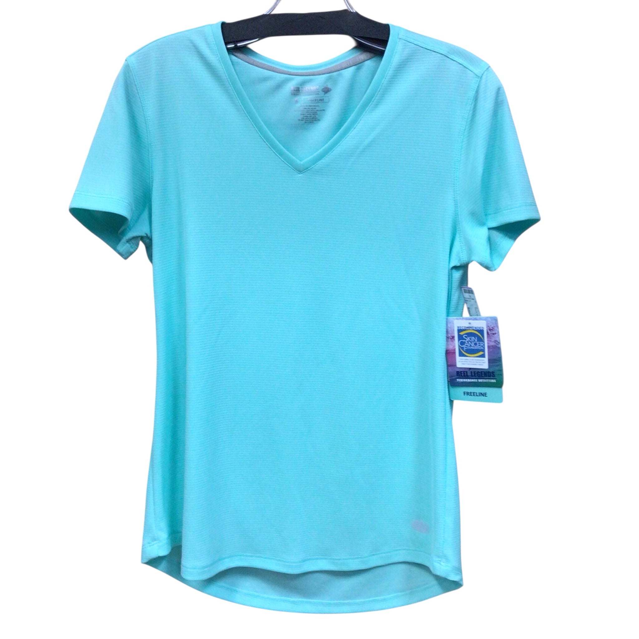 Reel Legends Teal Short Sleeve Top Size Small NWT