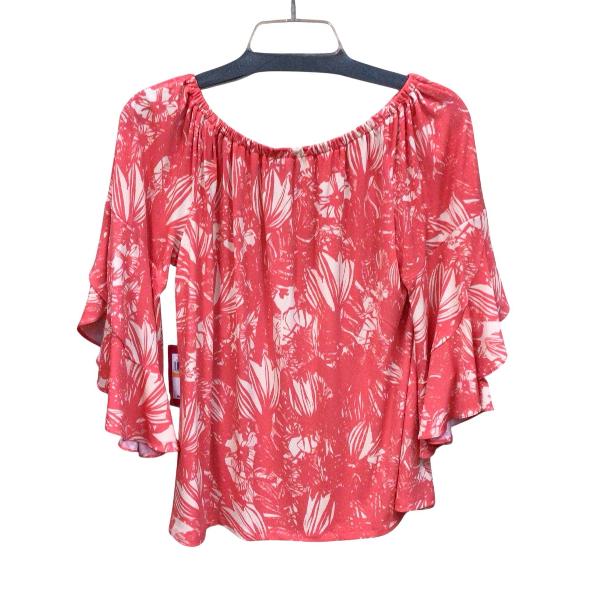 Vince Camuto Small Coral Short Sleeve Top