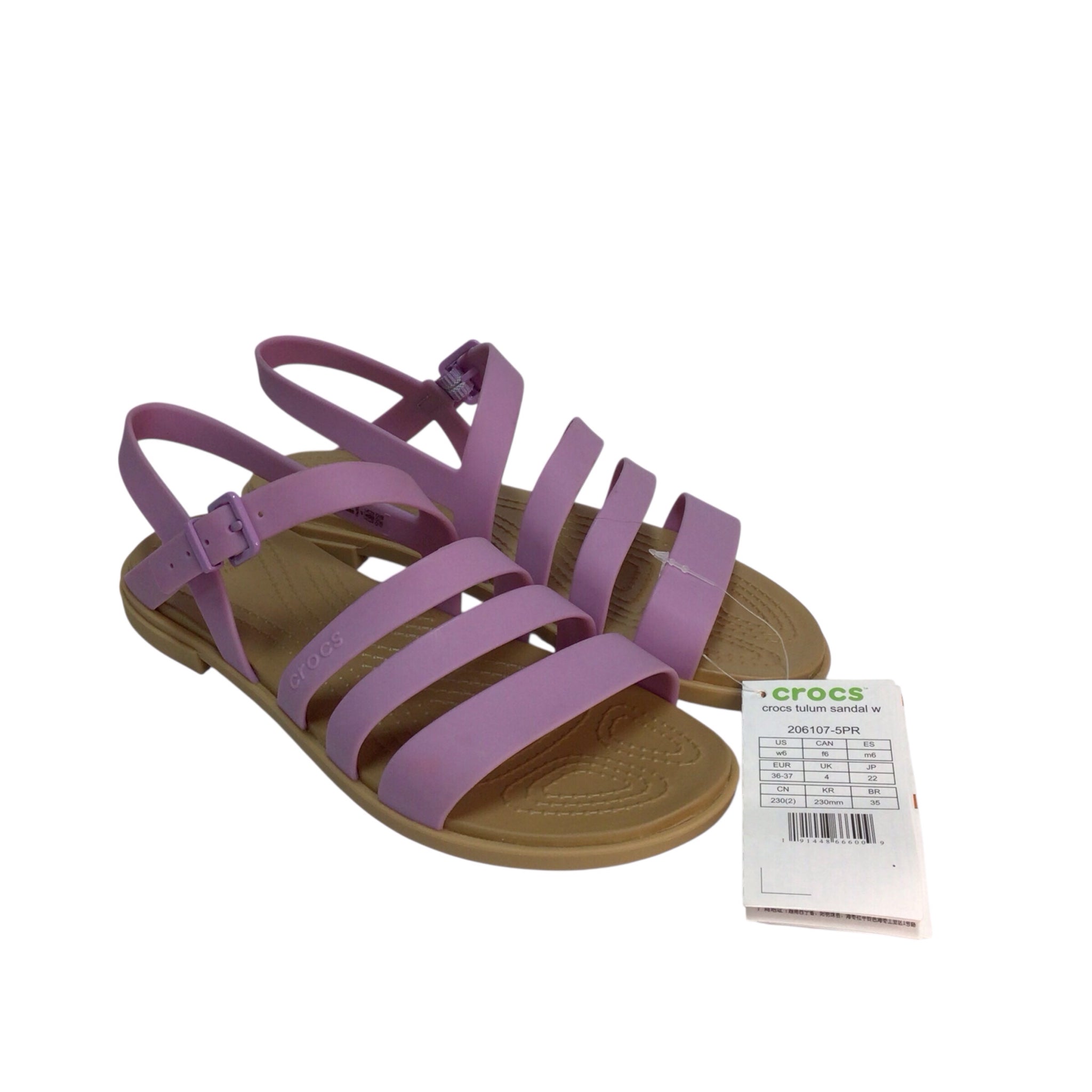 Iconic Crocs Comfort Tulum Sandals Size 6 NWT