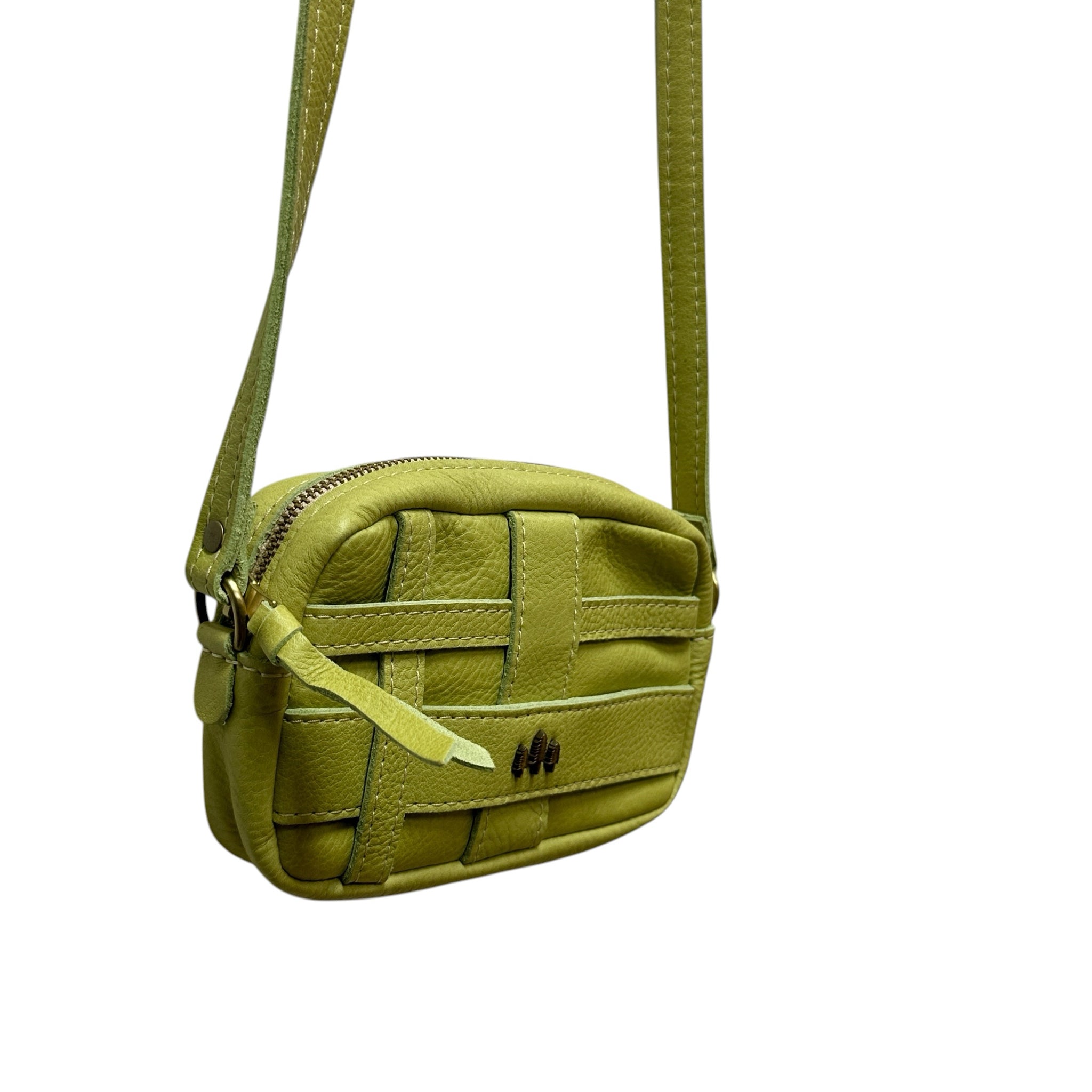 Portland Leather Light Green Crossbody Bag