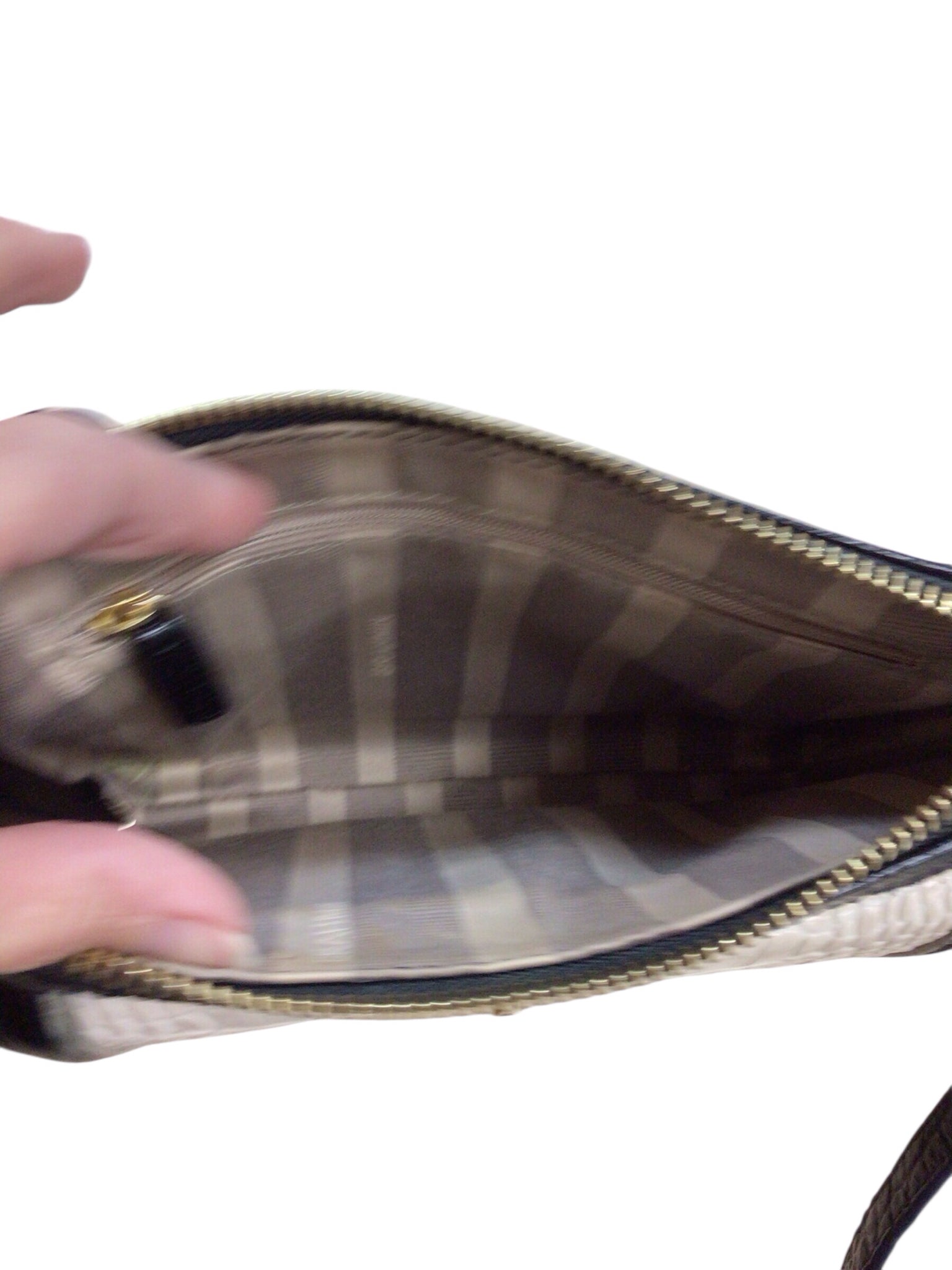 Brahmin Mimosa Convertible Black & Ivory Croc-Embossed Crossbody