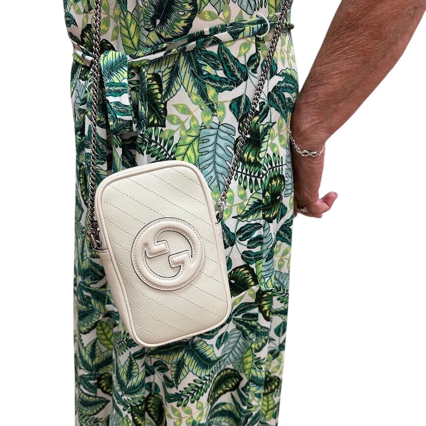 Gucci Blondie Mini Bag Crossbody Cream White Style 760315AACP79022