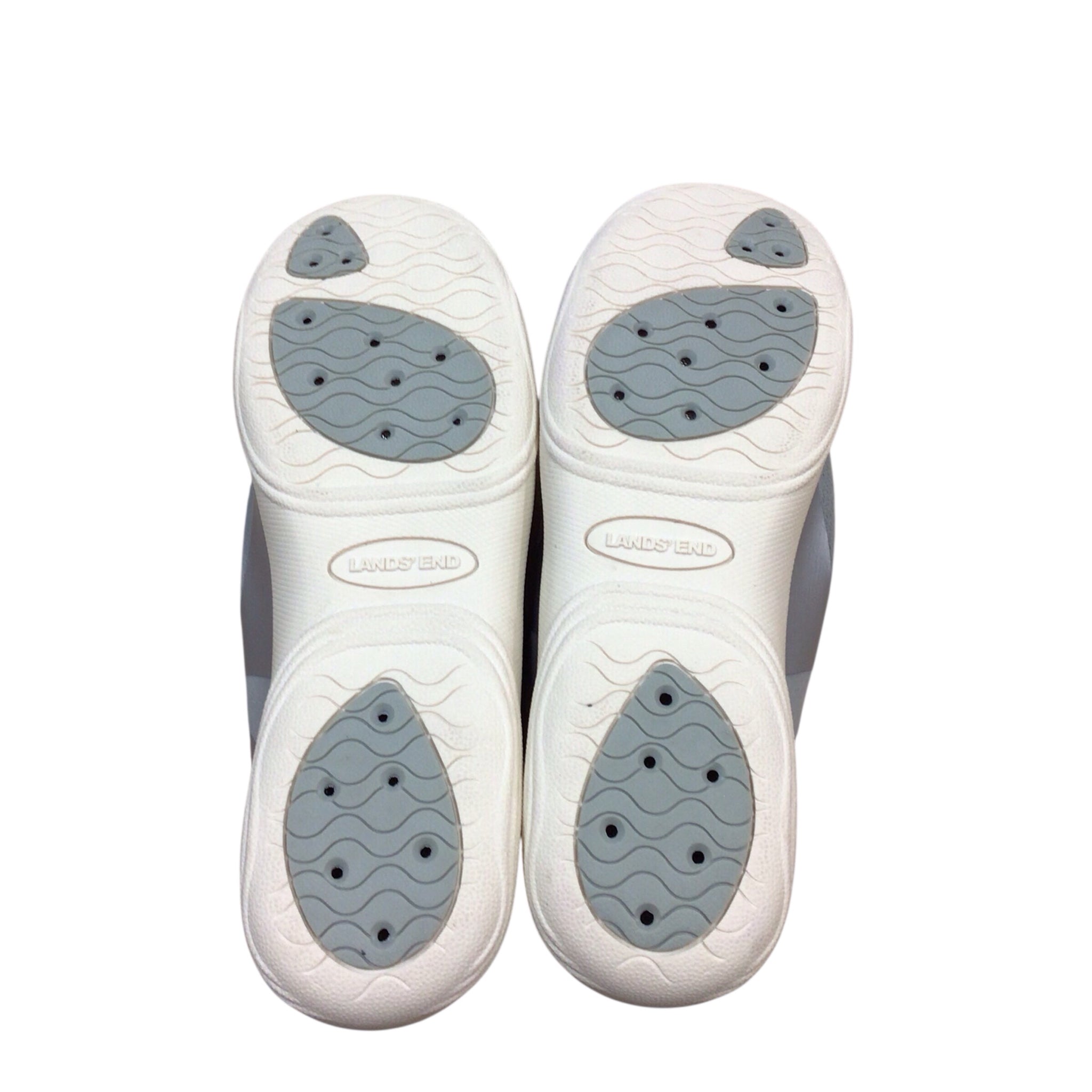 Land's End Silver Water Sneakers Size 9
