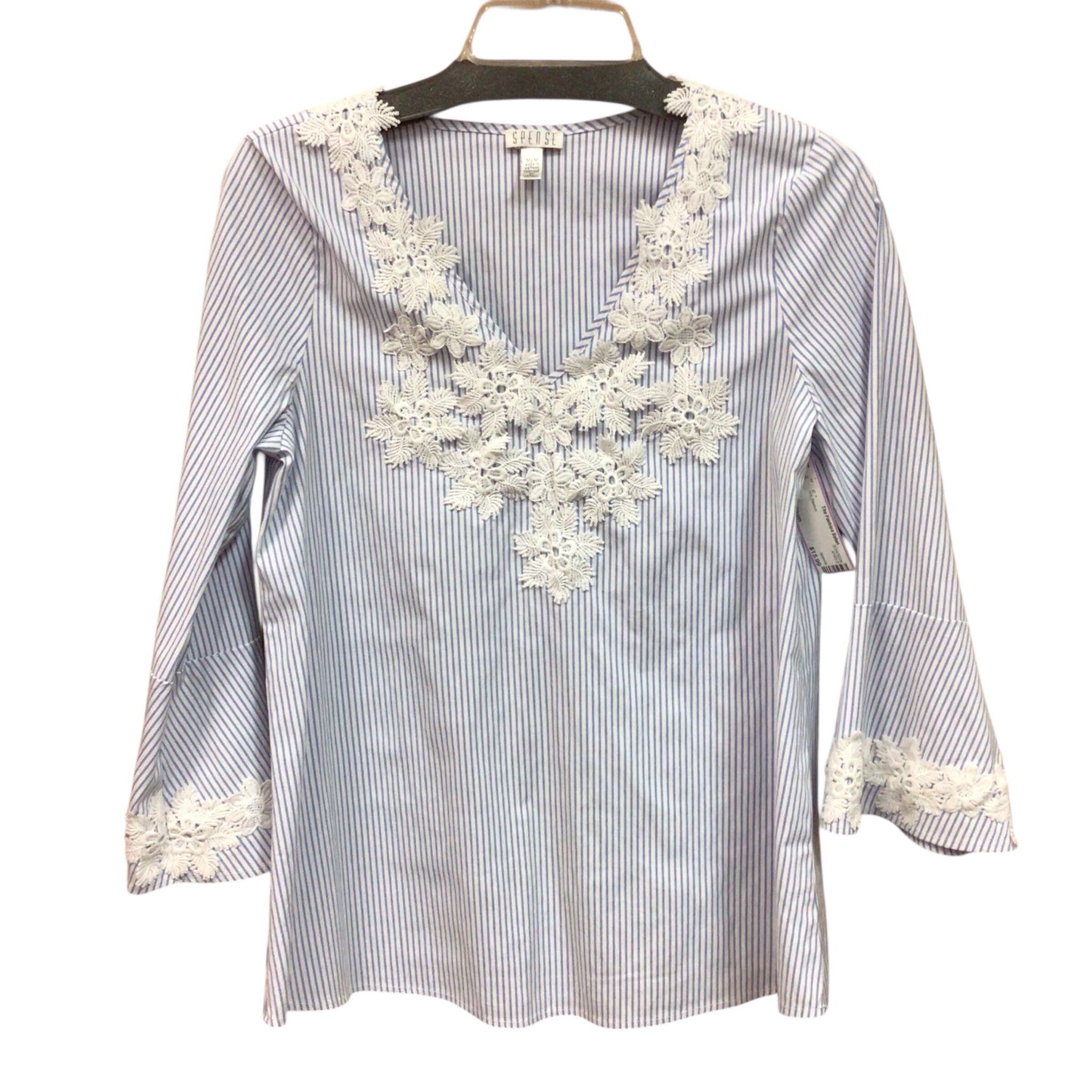 Spense Size Medium 3/4 Sleeve Top