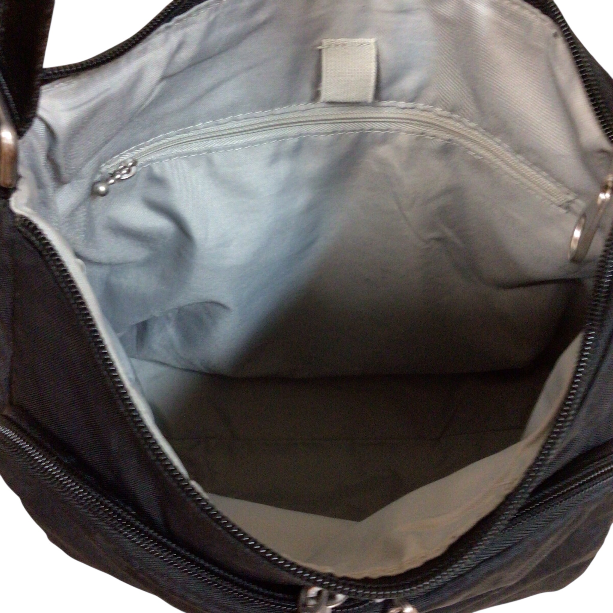 Baggalini "Joey Bagg" Black Nylon Crossbody Bag