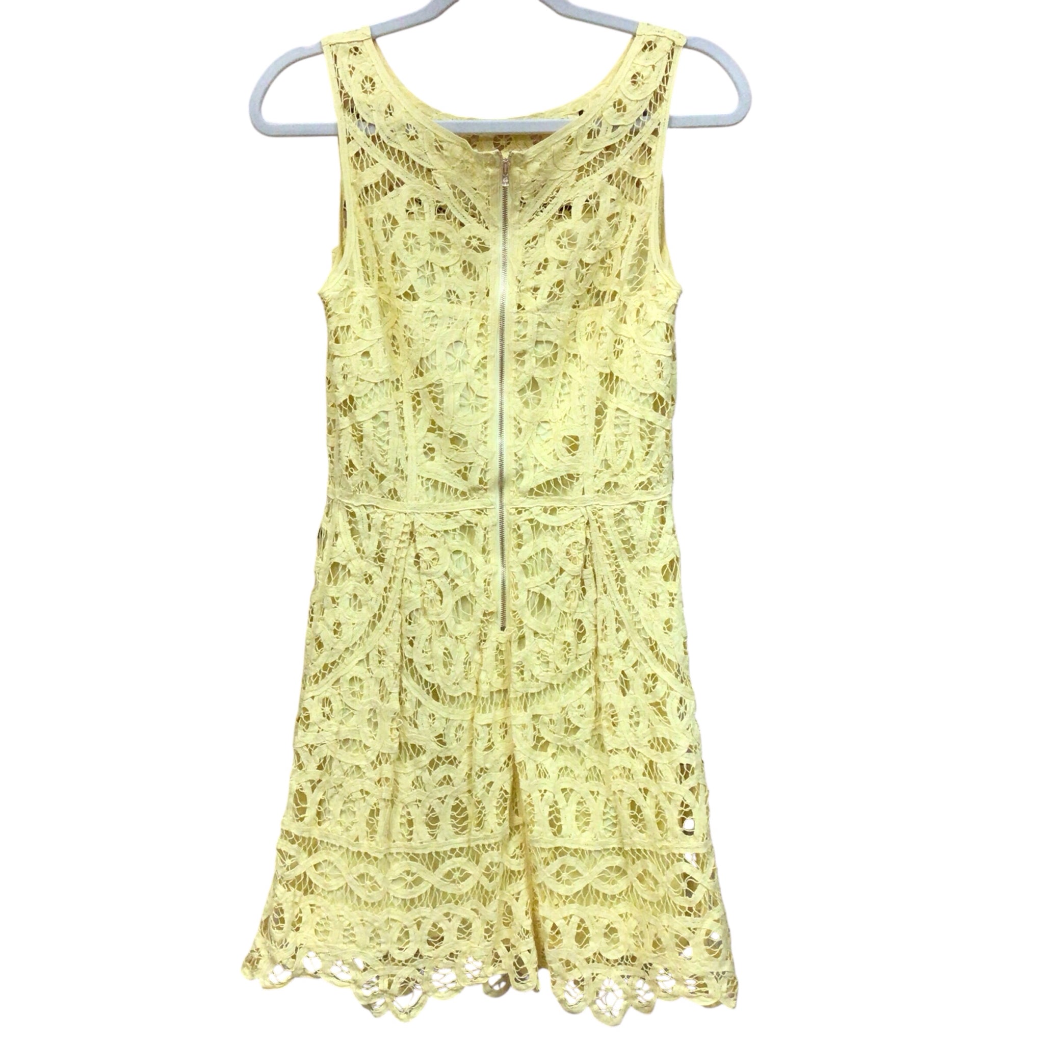 Lilly Pulitzer "Battenburg" Yellow Lace Dress Size Small