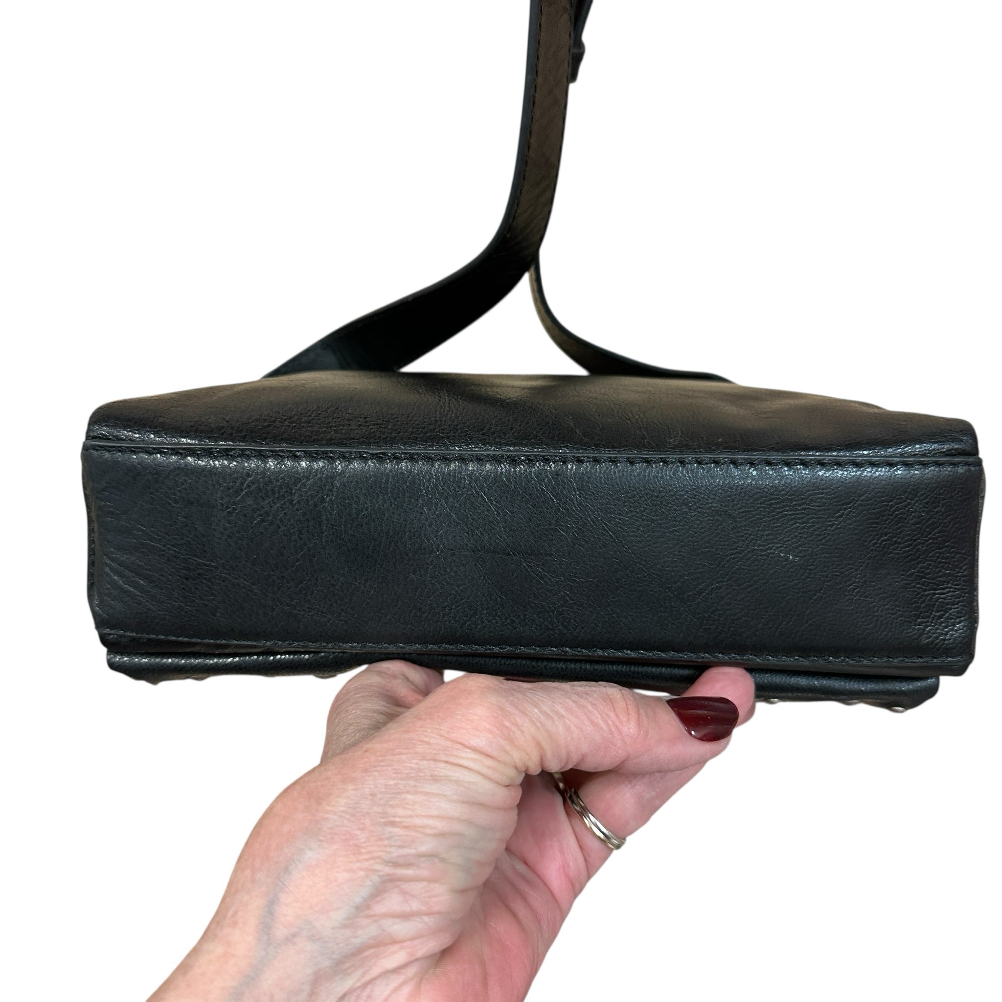 Lucky Brand Black Leather Crossbody Bag NWT