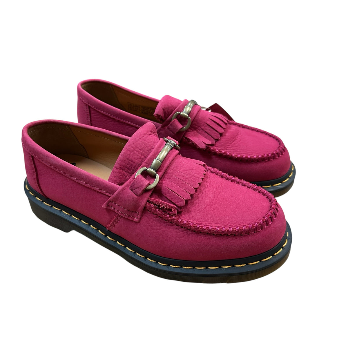 Doc Martens "Adrian Snaffle" Hot Pink Women's Loafers Size 10