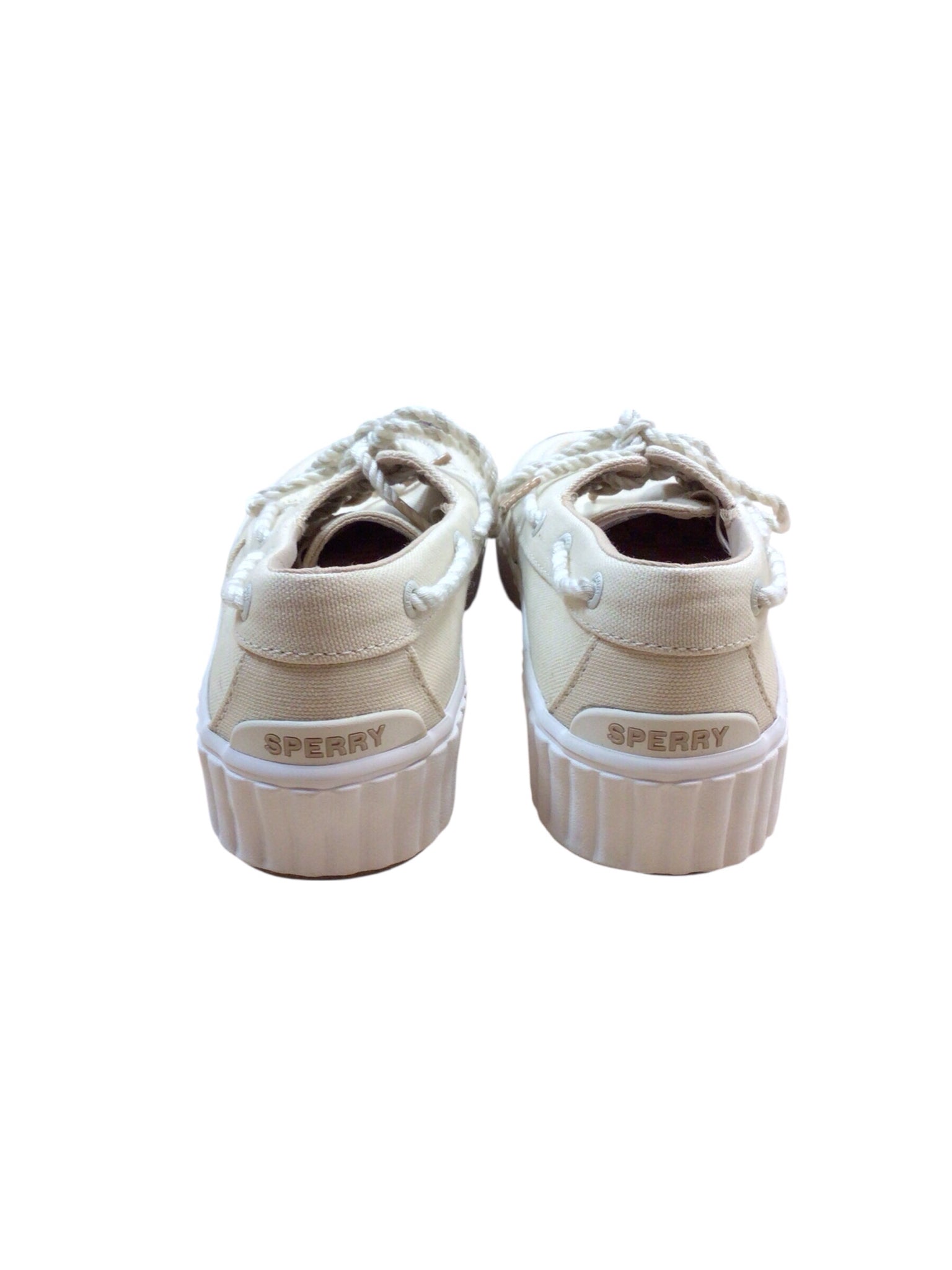 Sperry Tan Lace Up Boat Shoes Size 7.5