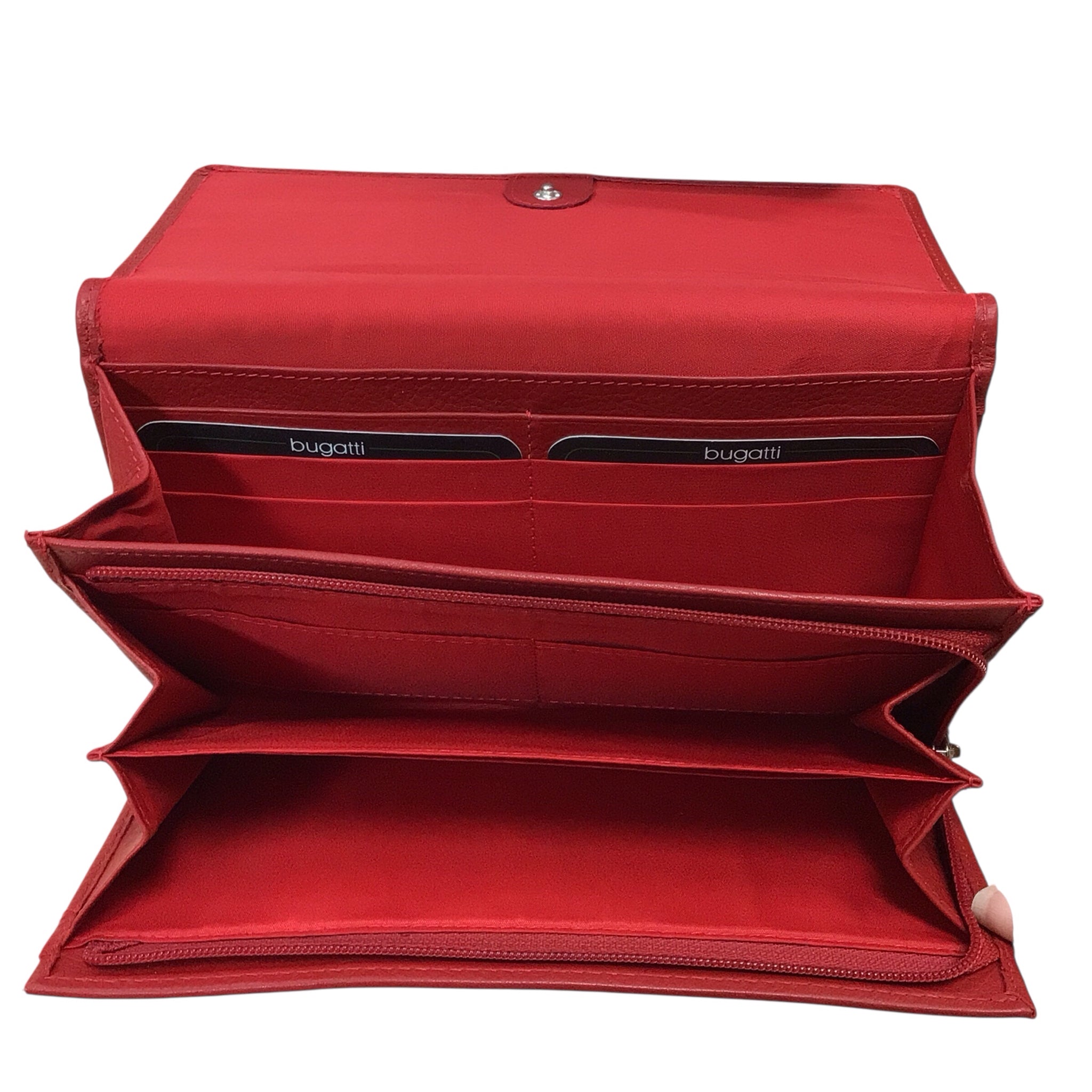 Bugatti "Linda" Red Continental Wallet