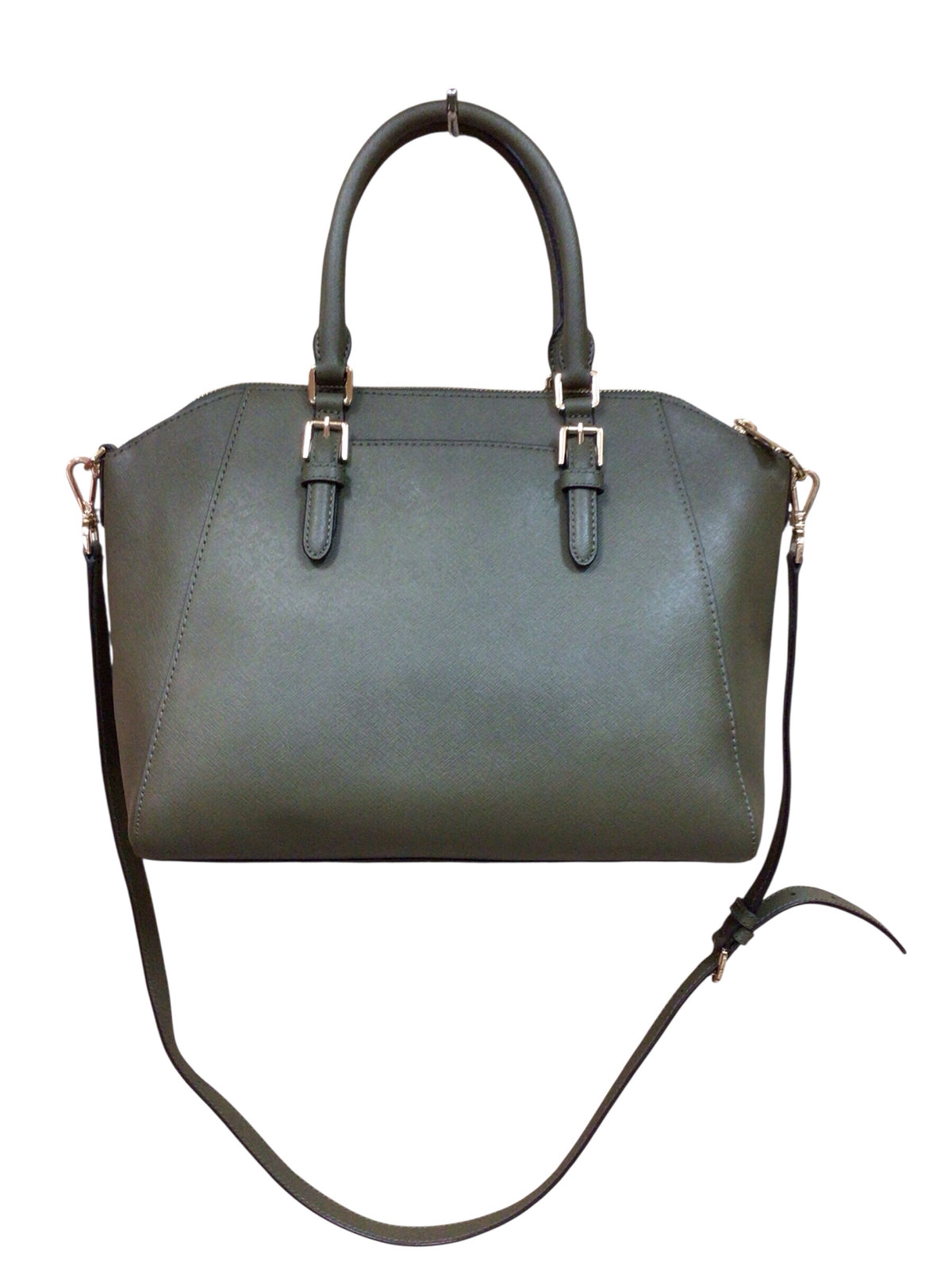 Michael Kors "Ciara" Large Top Zip Satchel Crossbody Bag