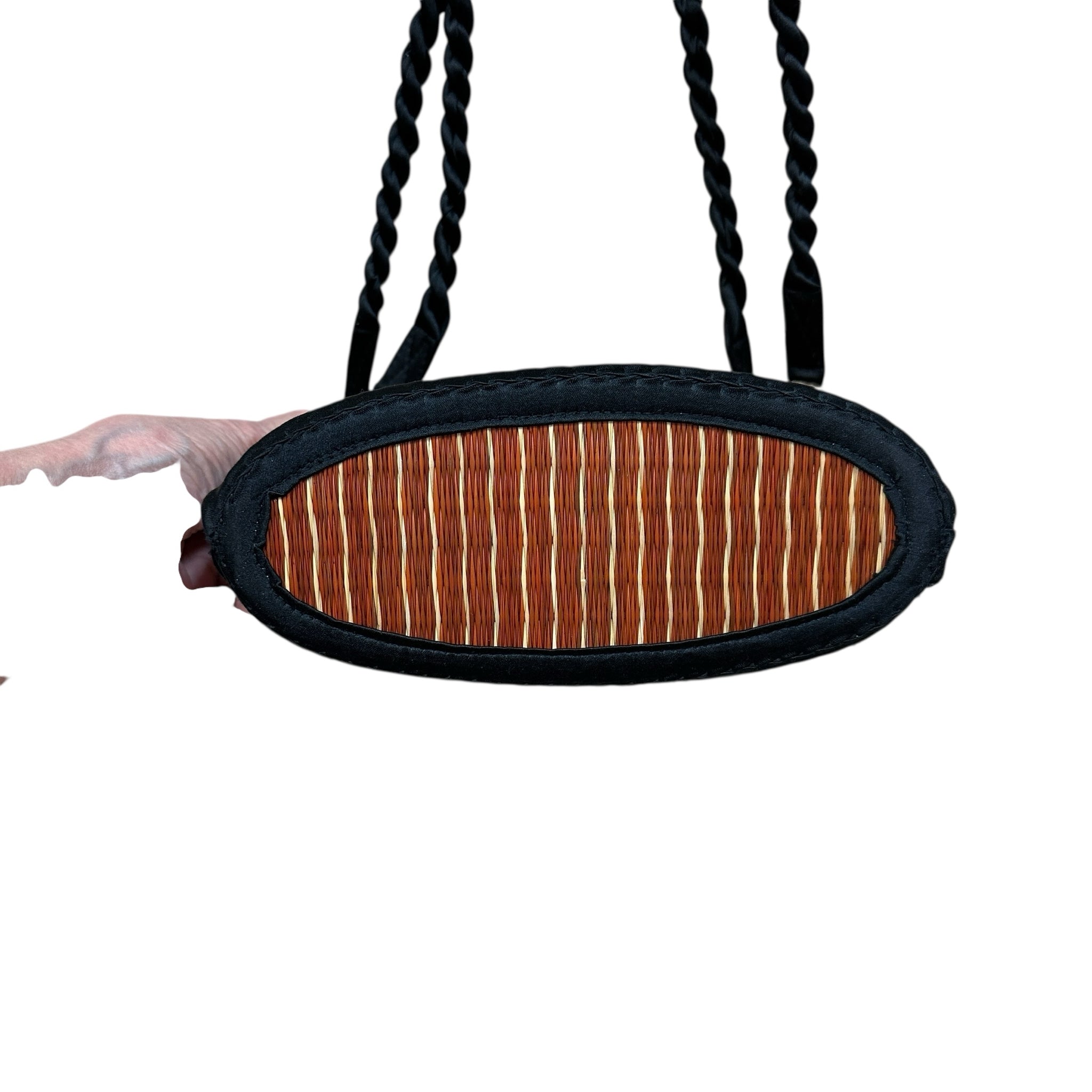 Saraye Baskets of Cambodia Kim Ang Shoulder Bag Brown NWT