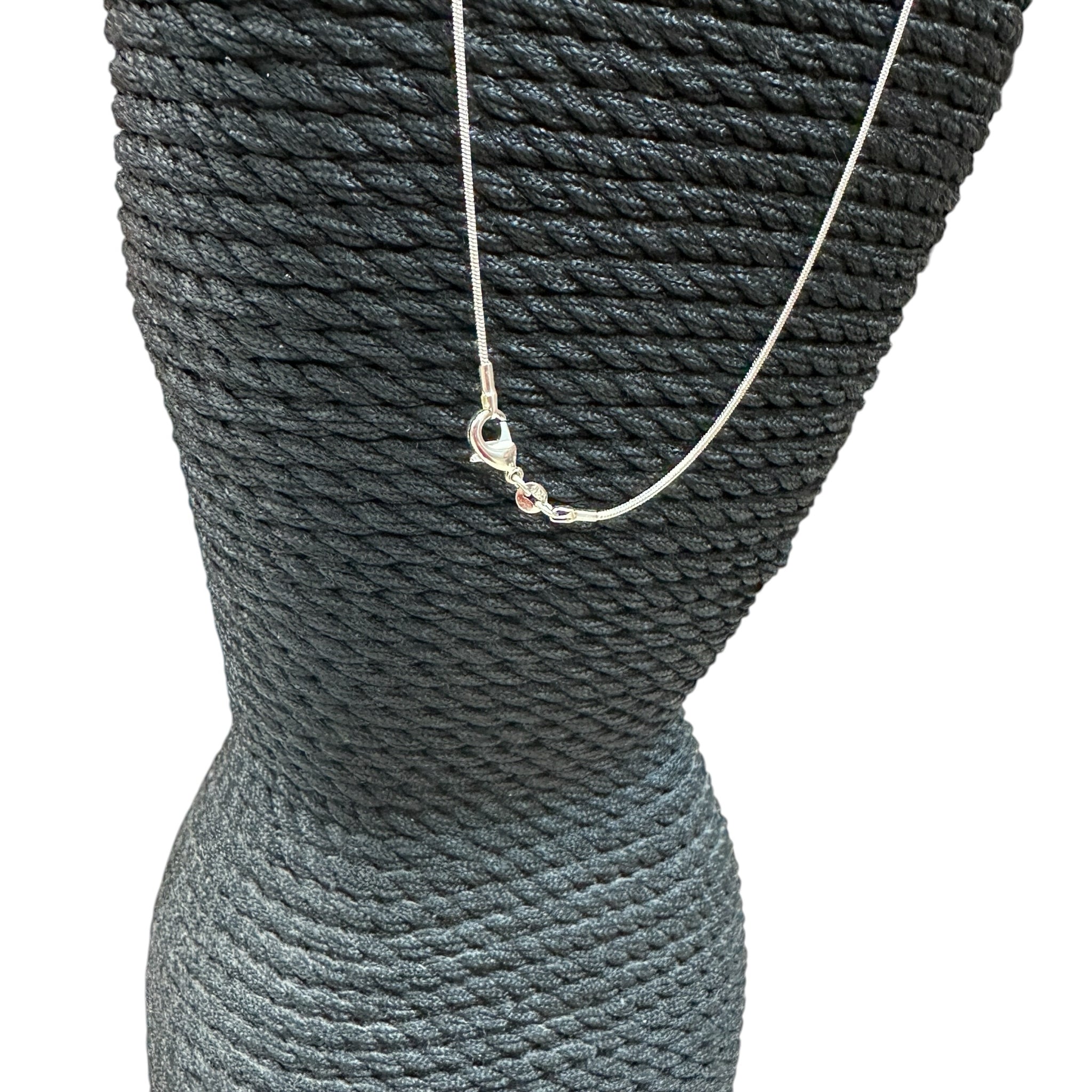 Sterling Silver Breast Cancer Flip Flop Necklace with Pink CZ
