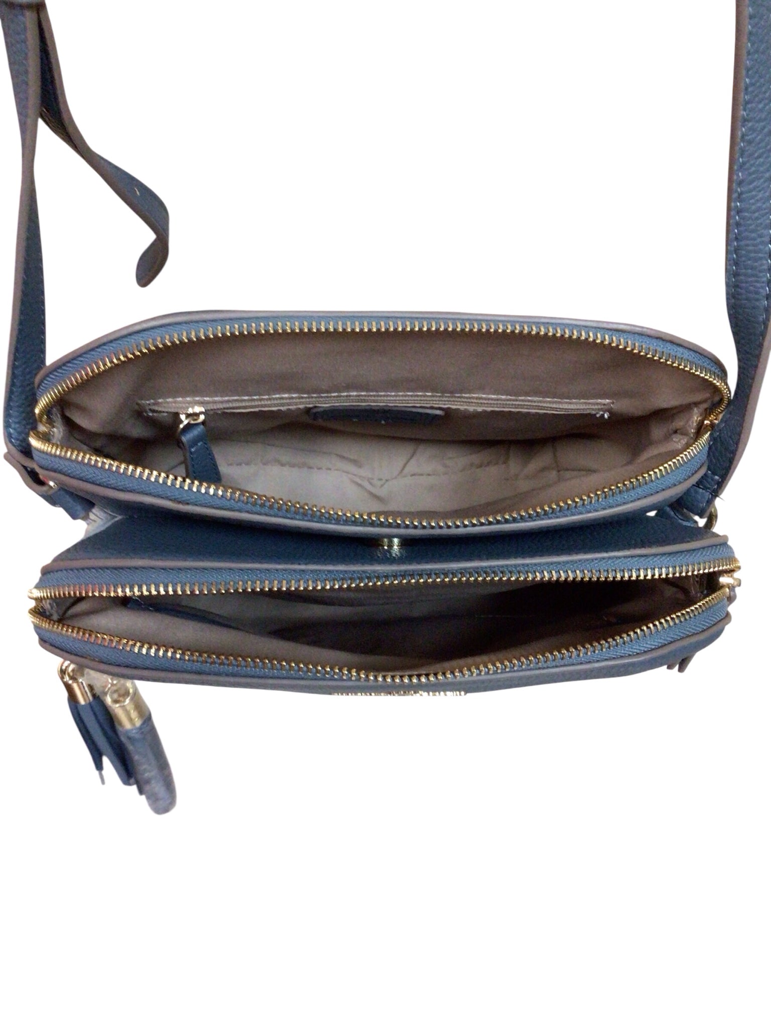 Nanette Lepore "Sullivan" White & Blue Crossbody