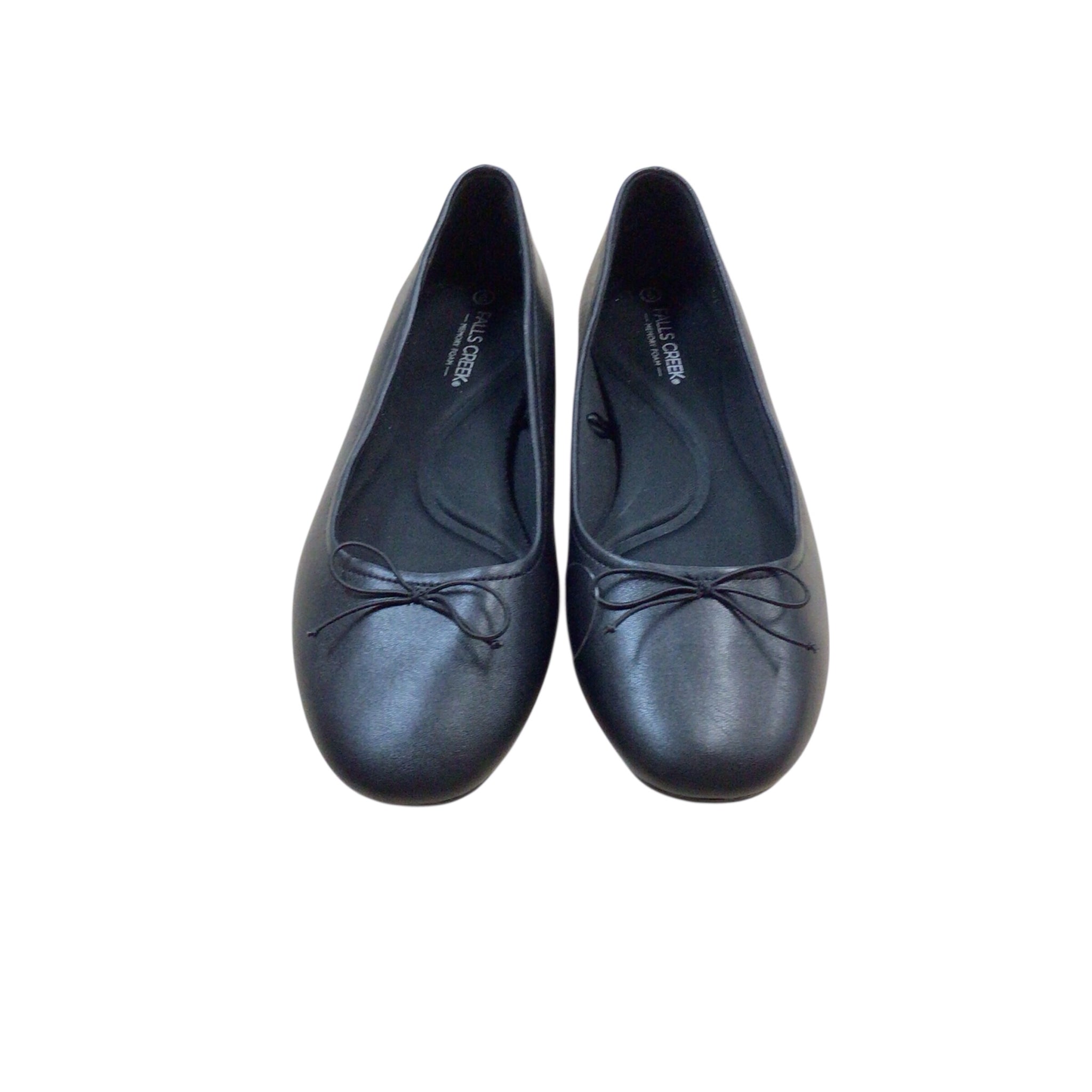 Falls Creek Black Ballet Flats Size 9