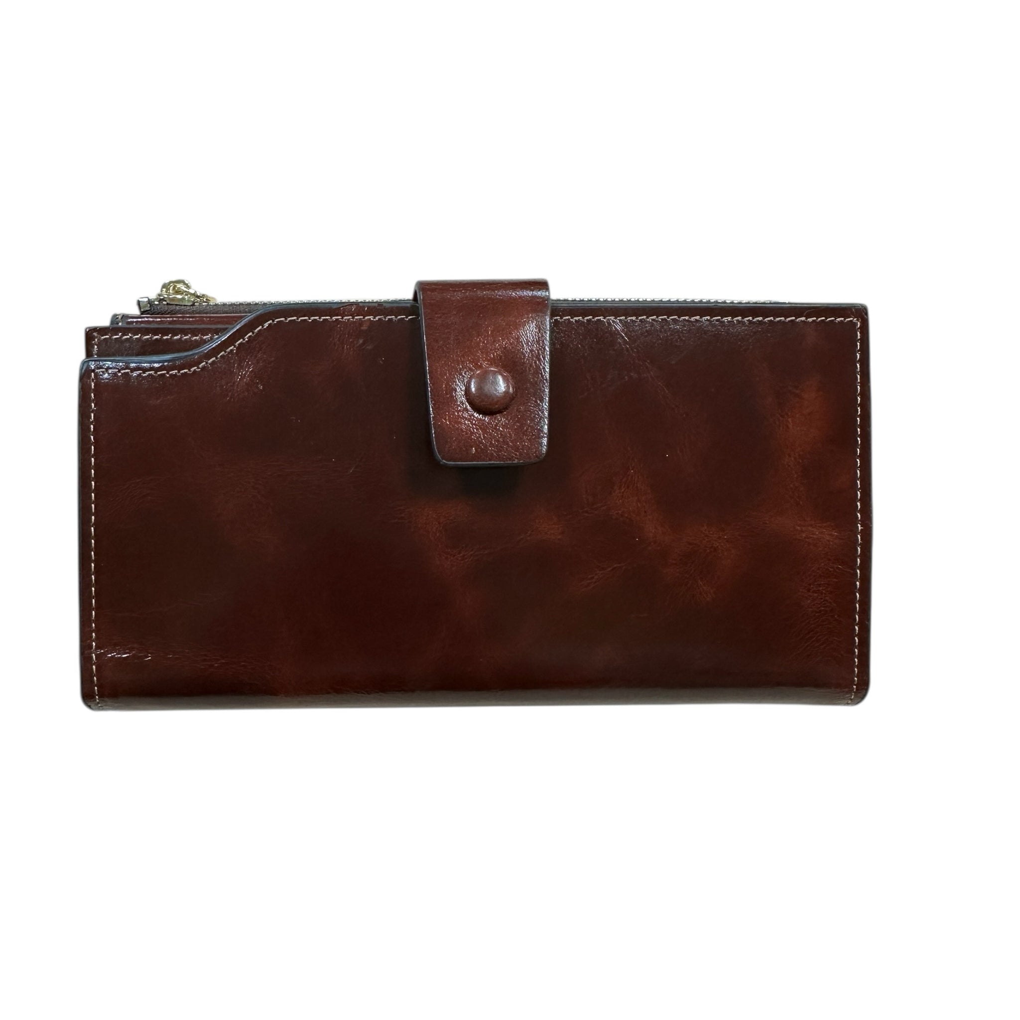 Itslife Women's RFID Blocking Large Capacity Luxury Wax Genuine Leather Wallet