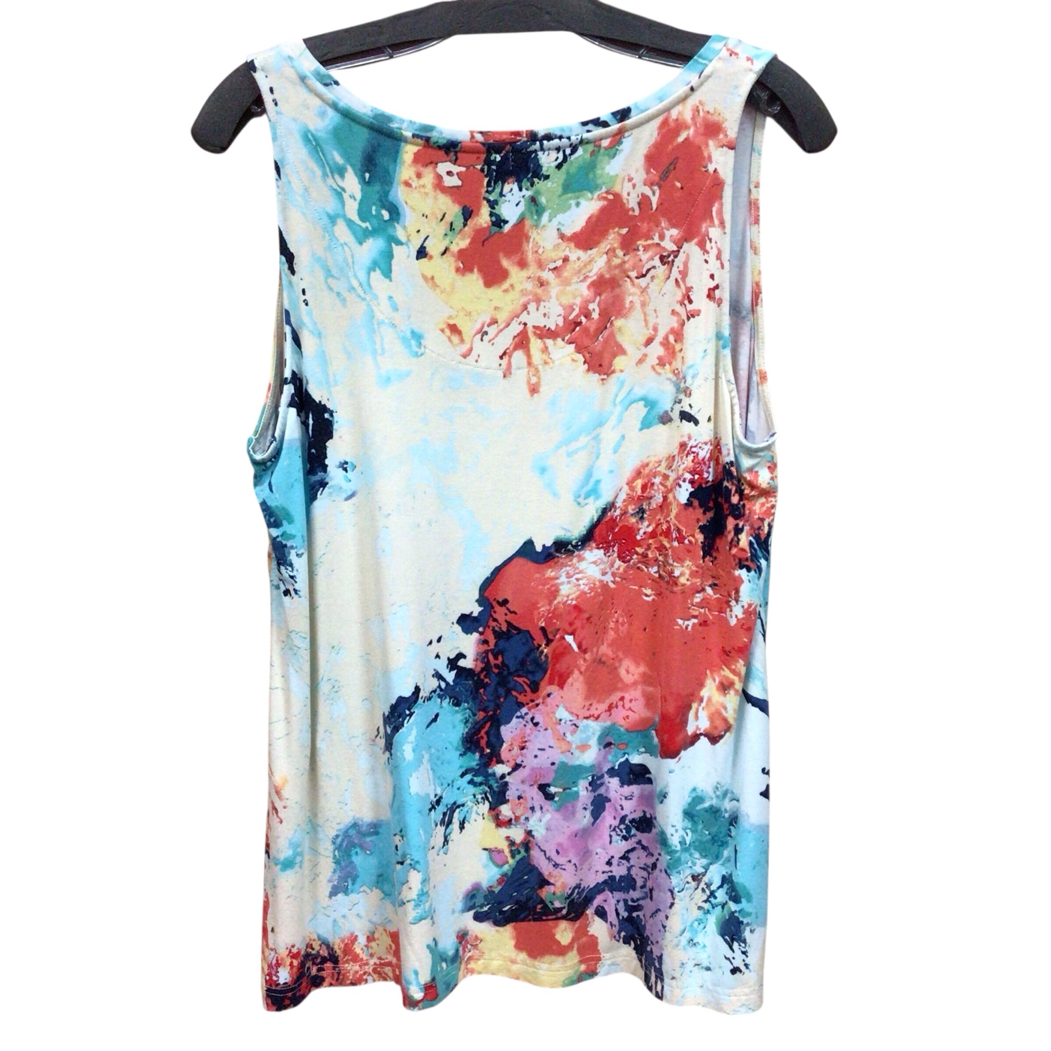 Chico's Multi-Colored Sleeveless Top Size Large