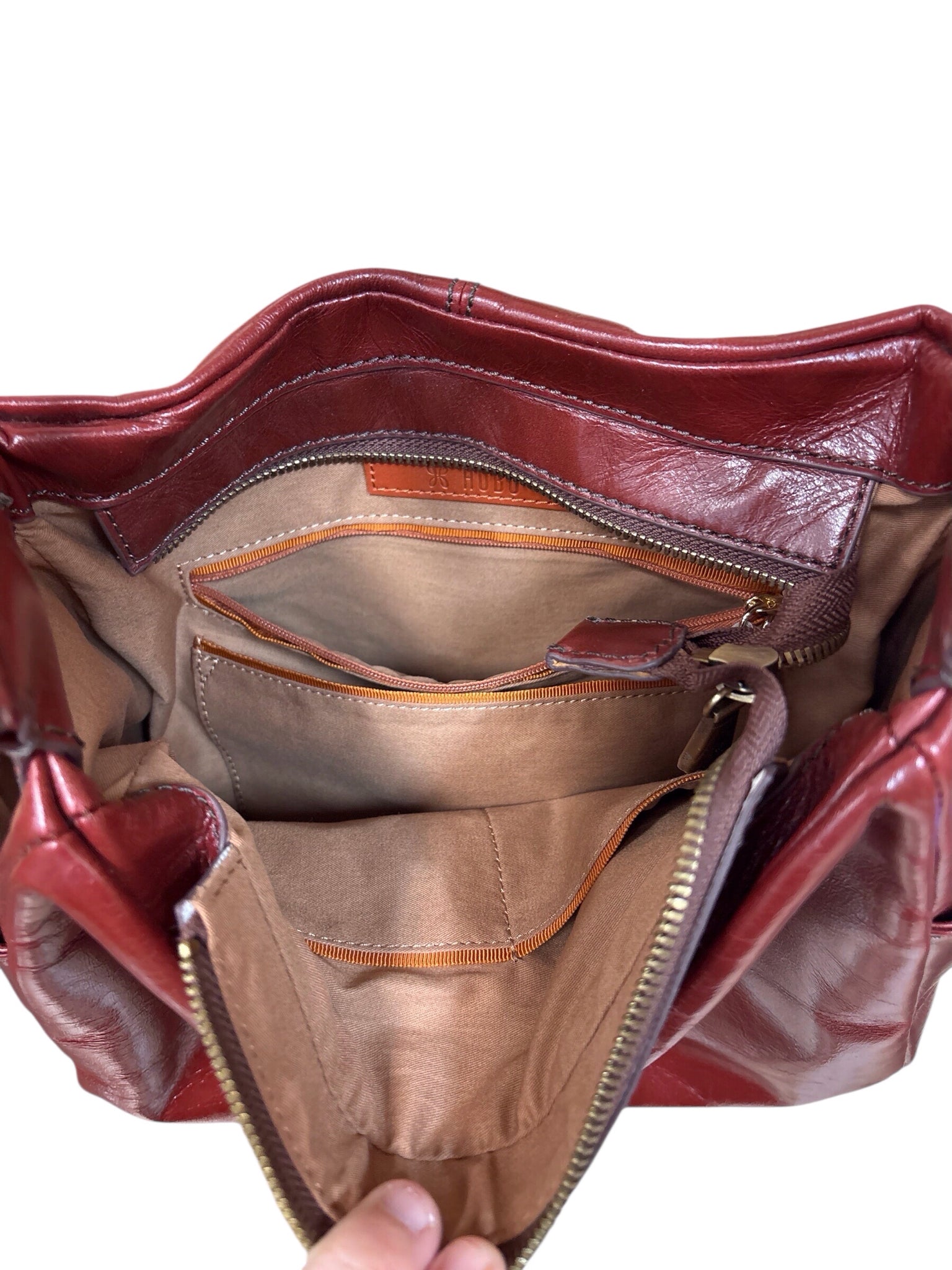 Hobo Red Shoulder Bag