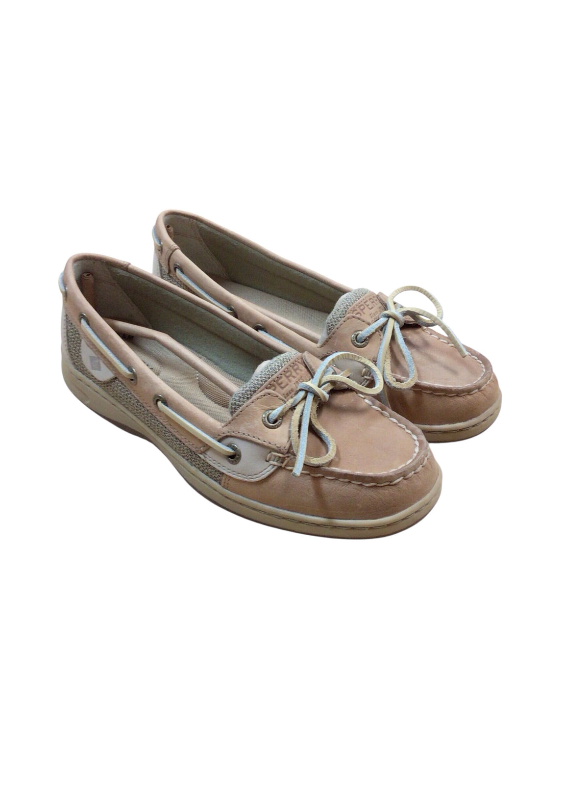Sperry "Angelfish" Linen Boat Shoes Size 7.5