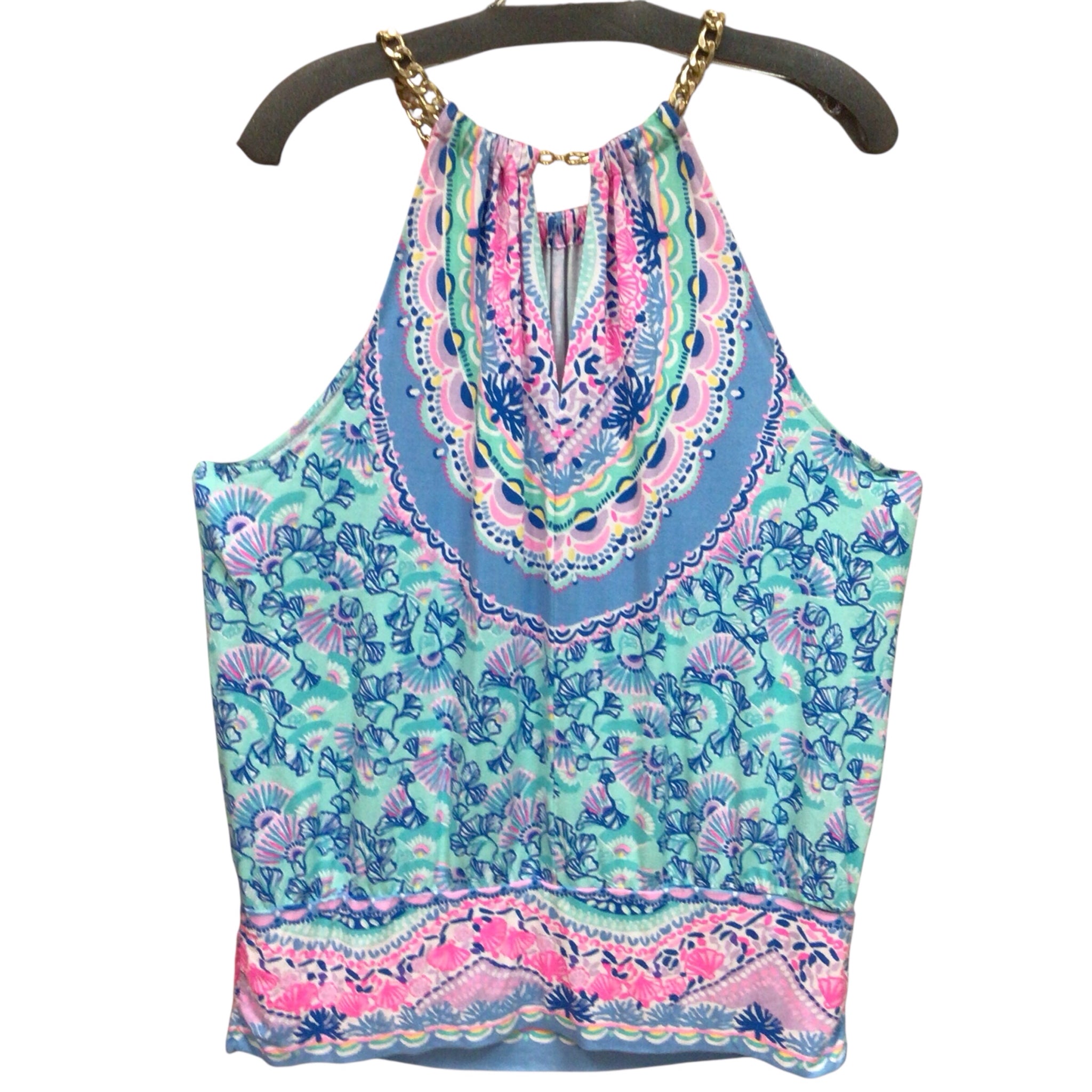 Lilly Pulitzer "Bowen" Halter Top Size XL
