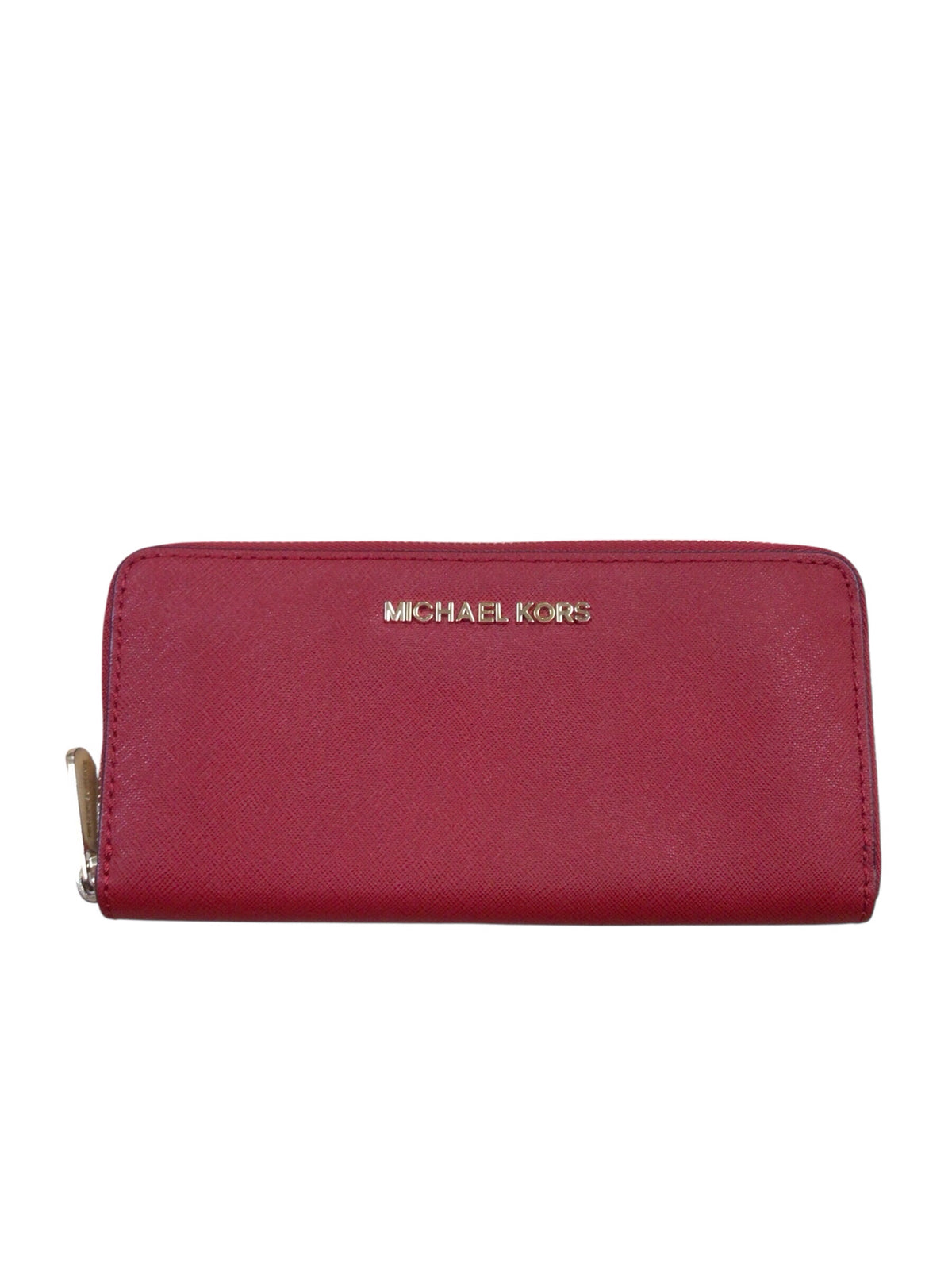 Michael Kors Red Saffiano Leather Wallet